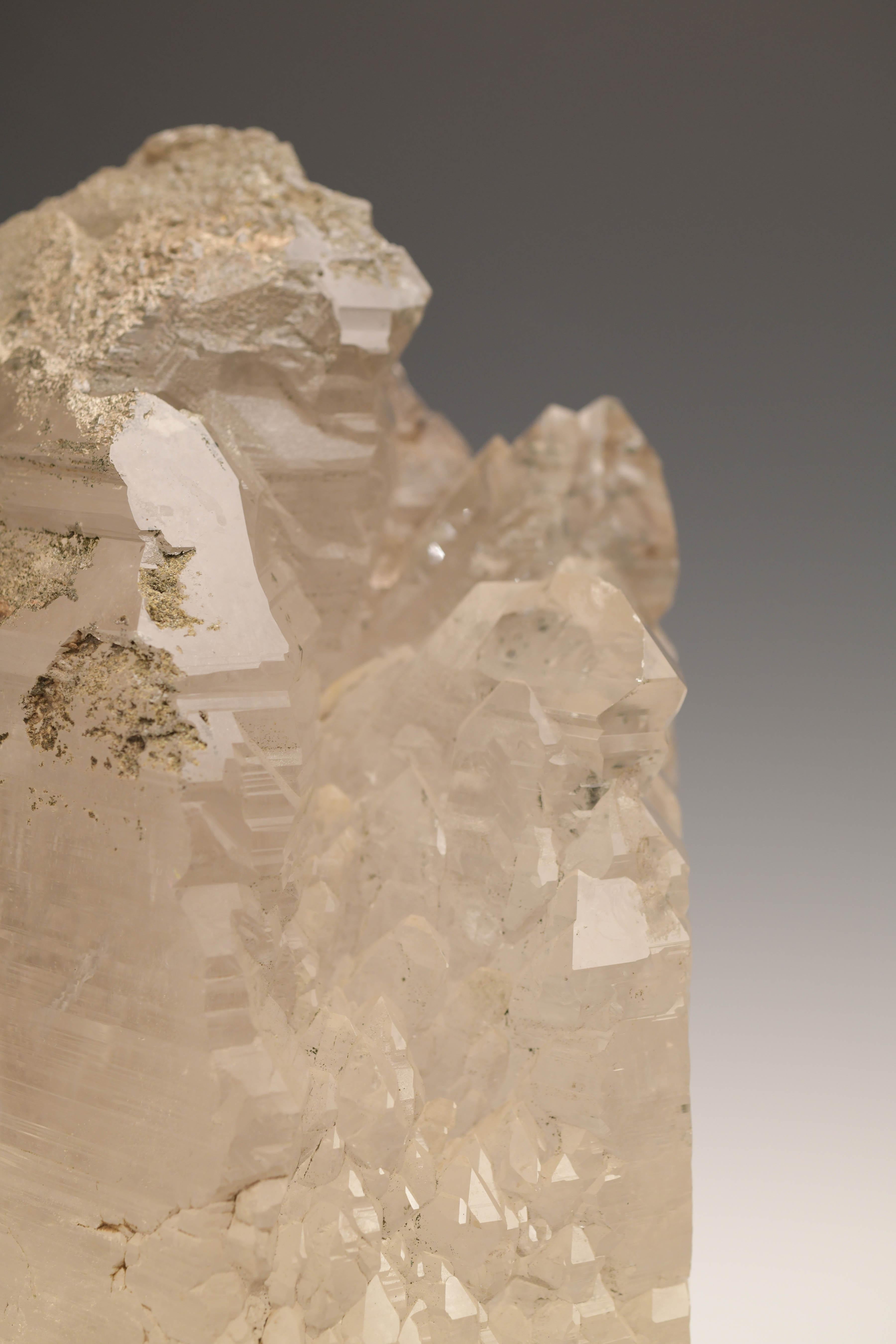 Rare Rock Crystal Sculpture Light by Phoenix en vente 2