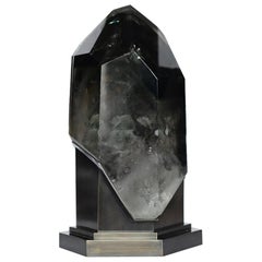 Rare Rock Crystal Sculpture Light