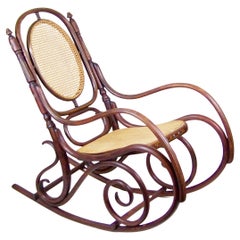 Rare Rocking Chair Thonet