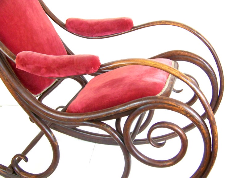 Rare Rocking Chair Nr.1 For Sale at 1stDibs
