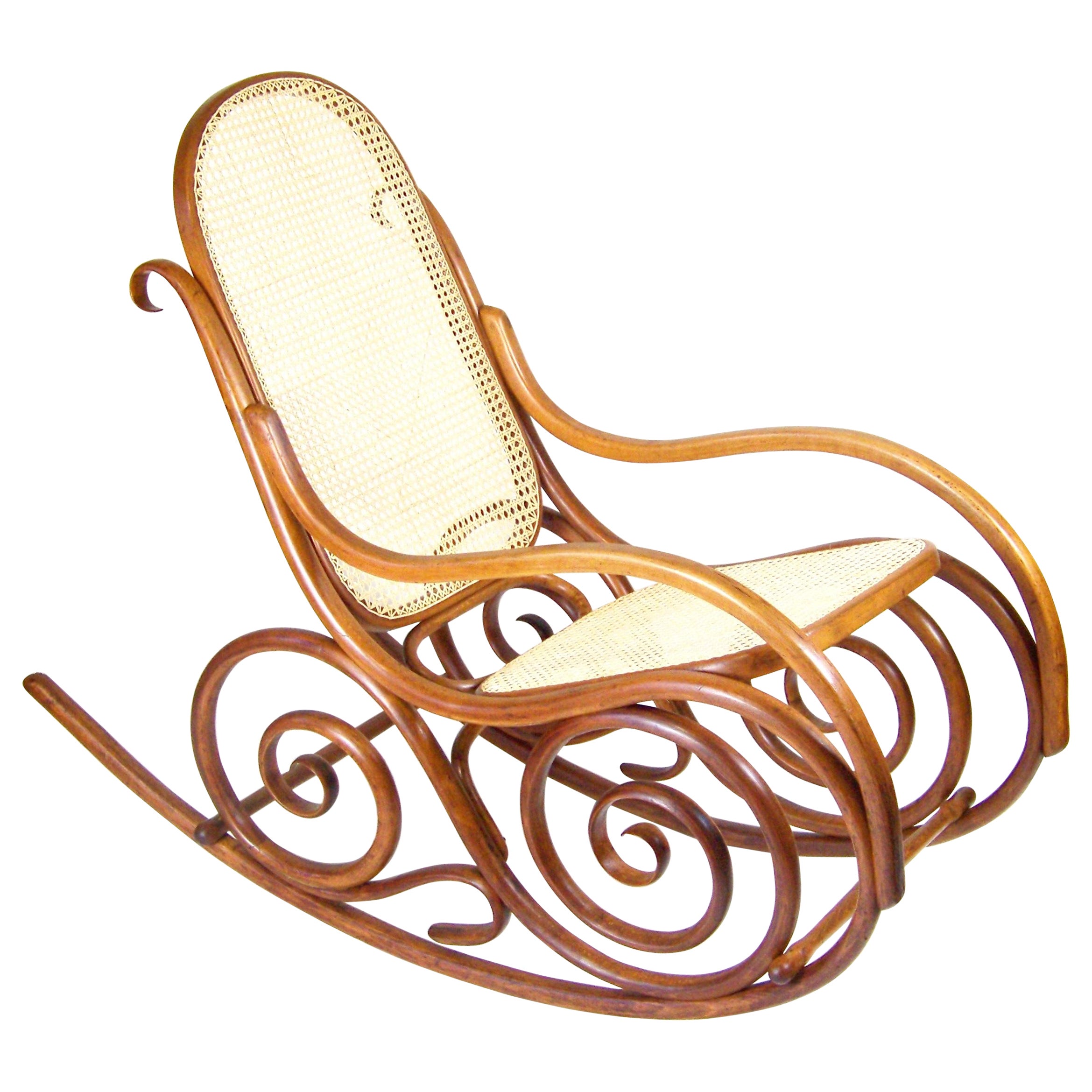 Rare Rocking Chair Thonet Nr.23