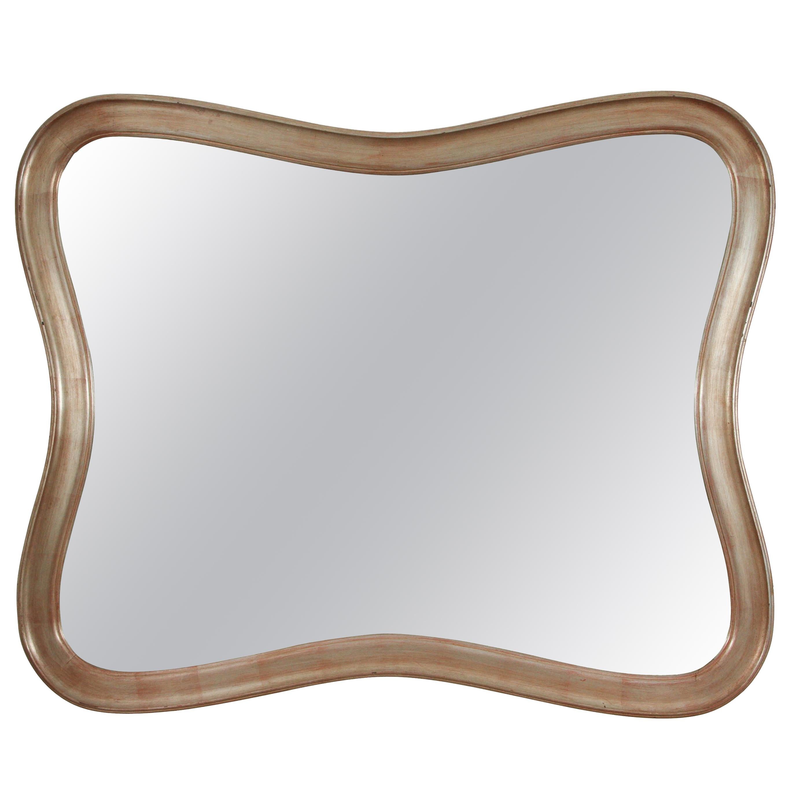 Rare "Rococo" Modern Mirror by James Mont For Sale