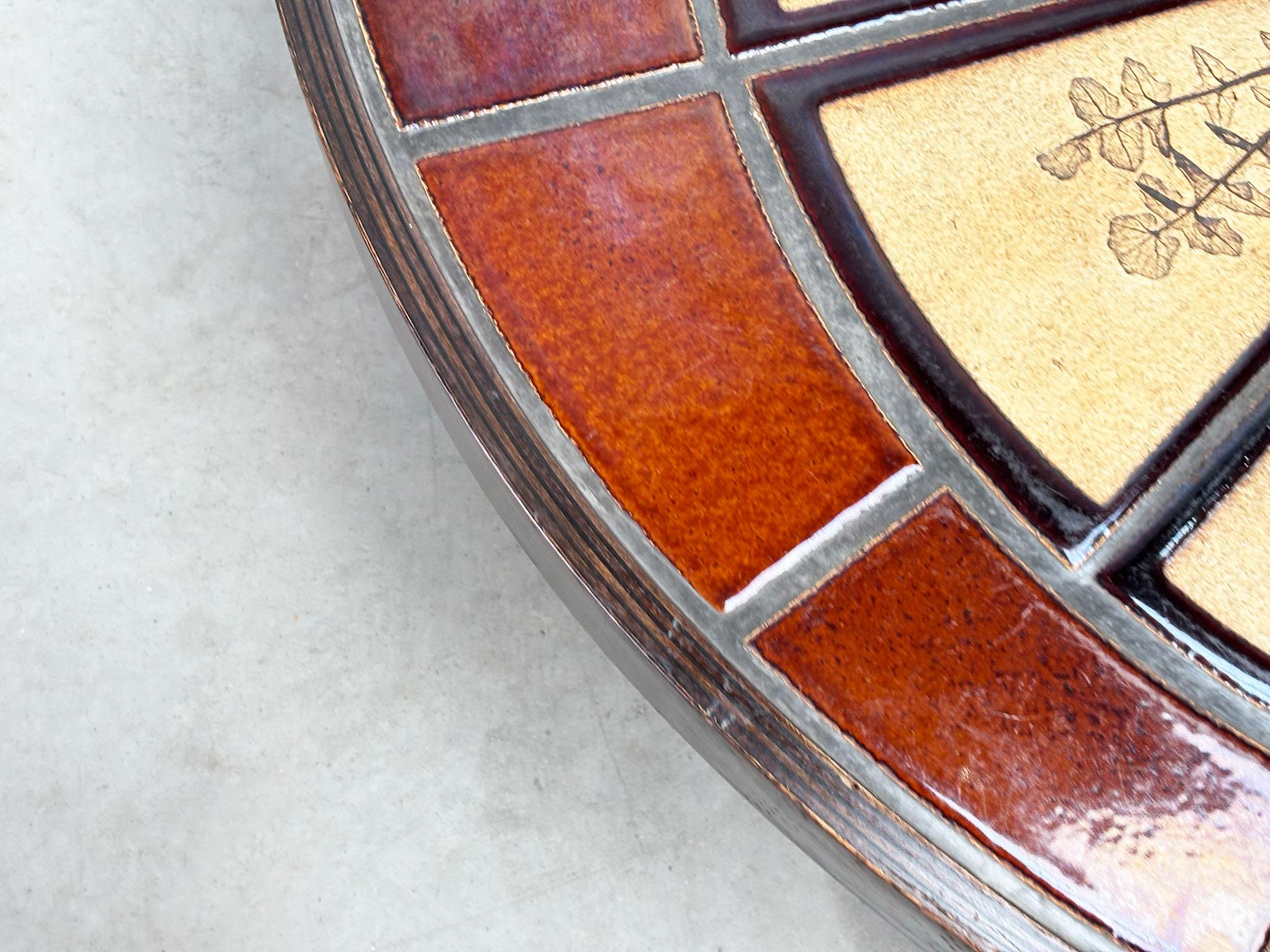 Rare table basse en céramique Roger Capron en vente 4