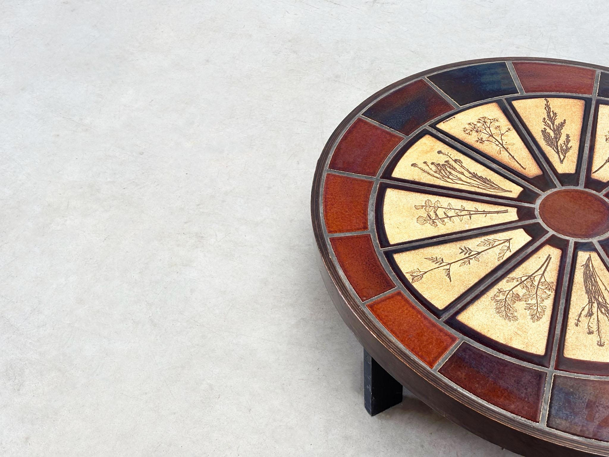 Rare table basse en céramique Roger Capron en vente 3