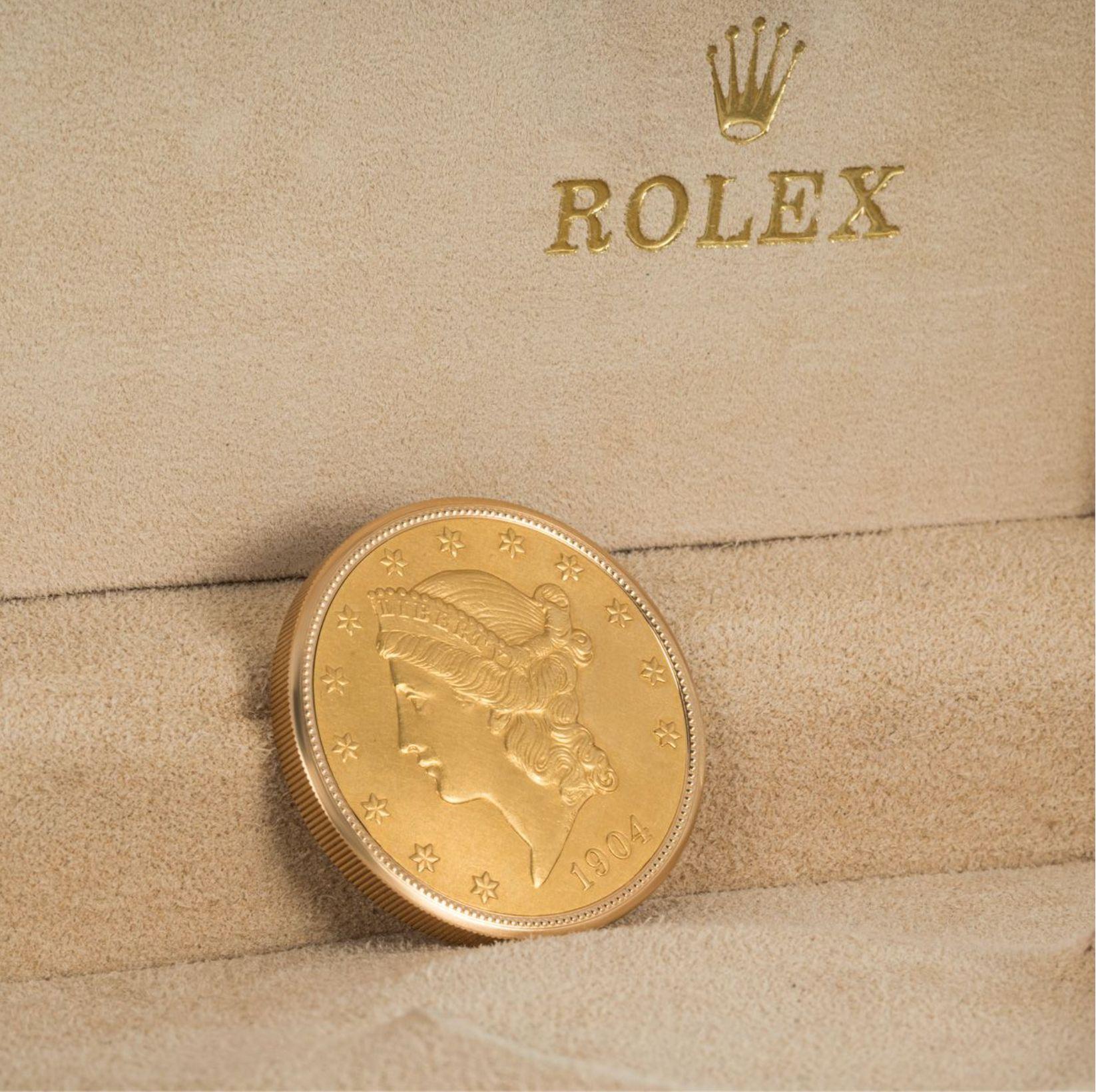 rolex coin watch
