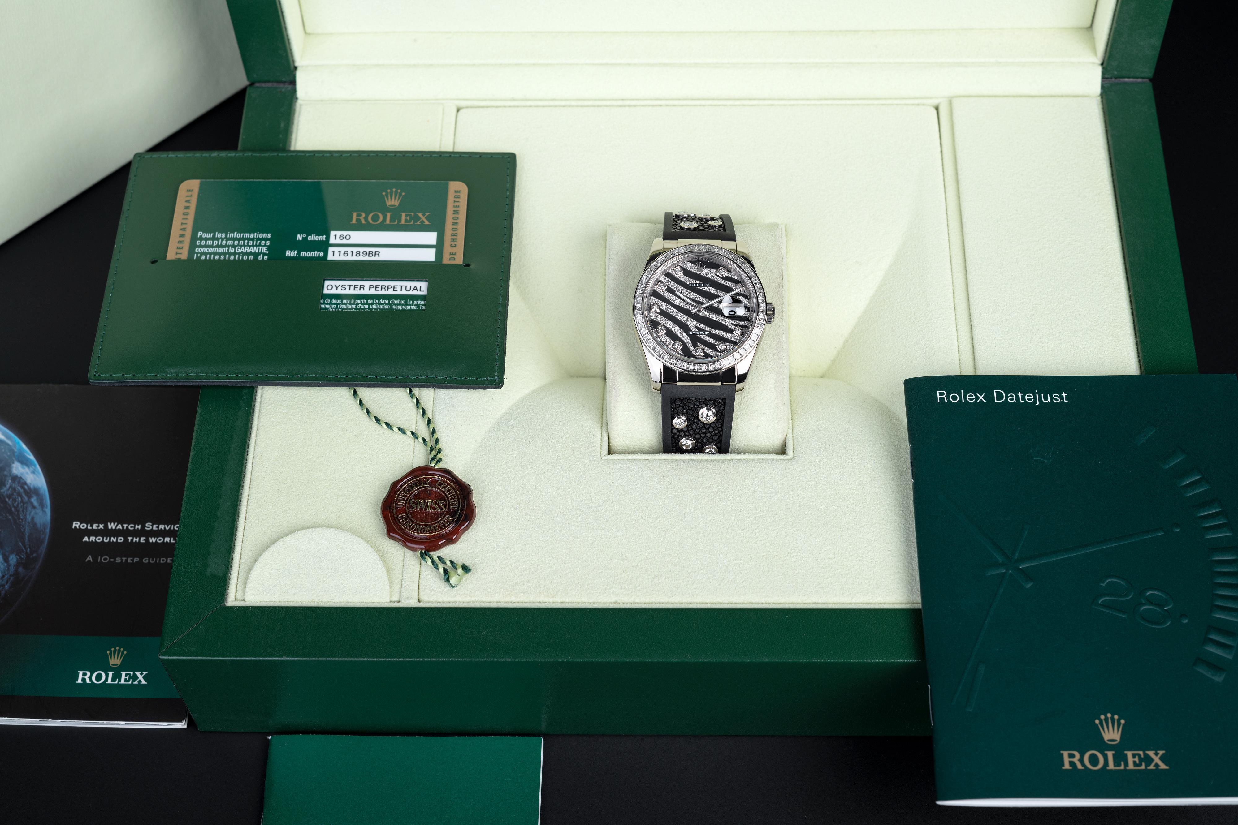 Rare Rolex Datejust Zebra For Sale 2