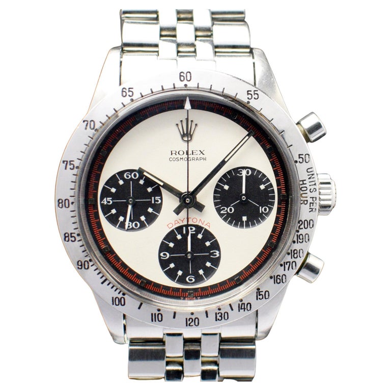 Rare Rolex Daytona Paul Newman No Luminous Manual Watch, 1968 For Sale at 1stDibs | paul newman daytona, vintage rolex daytona for sale, paul newman daytona auction