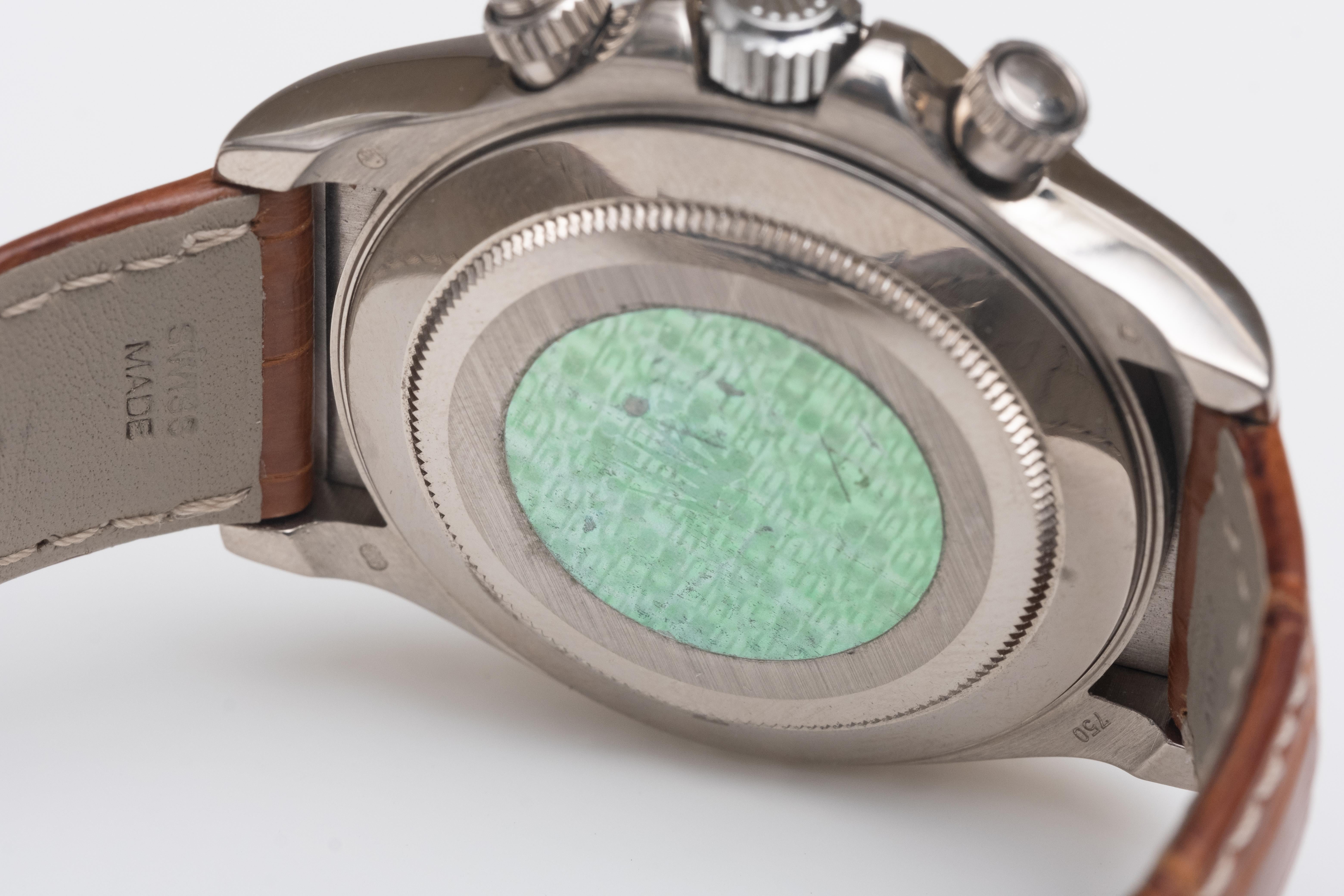 Rare Rolex Daytona Meteorite Face 18K Chronograph Watch 4
