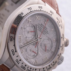 Rare Rolex Daytona Meteorite Face 18K Chronograph Watch