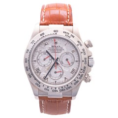 Rolex Montre chronographe Daytona 18 carats  cadran mtorite, rare