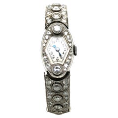 Rare Rolex Diamond Ladies Watch in Platinum 950