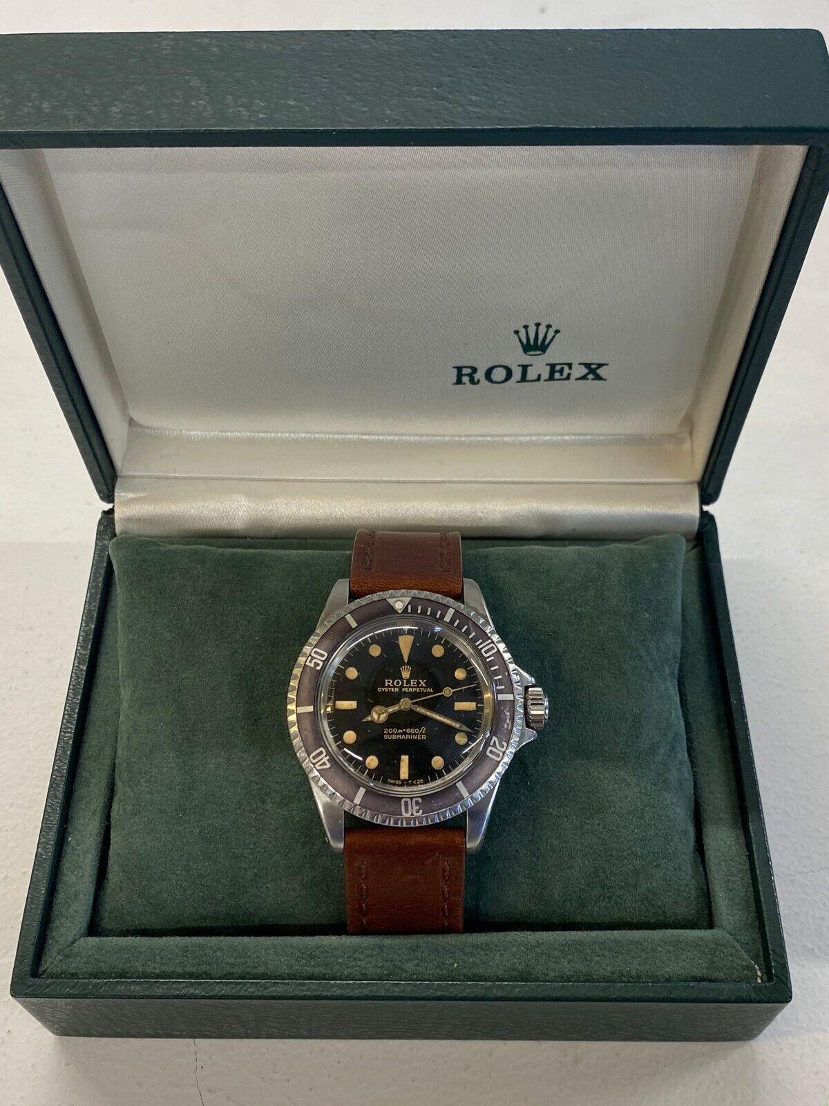 Rare ROLEX James Bond Submariner C. 1966 Watch Ref. #5513

Rolex has consistently exceeded expectations with phenomenal products, and there is no exception for this vintage circa 1966 