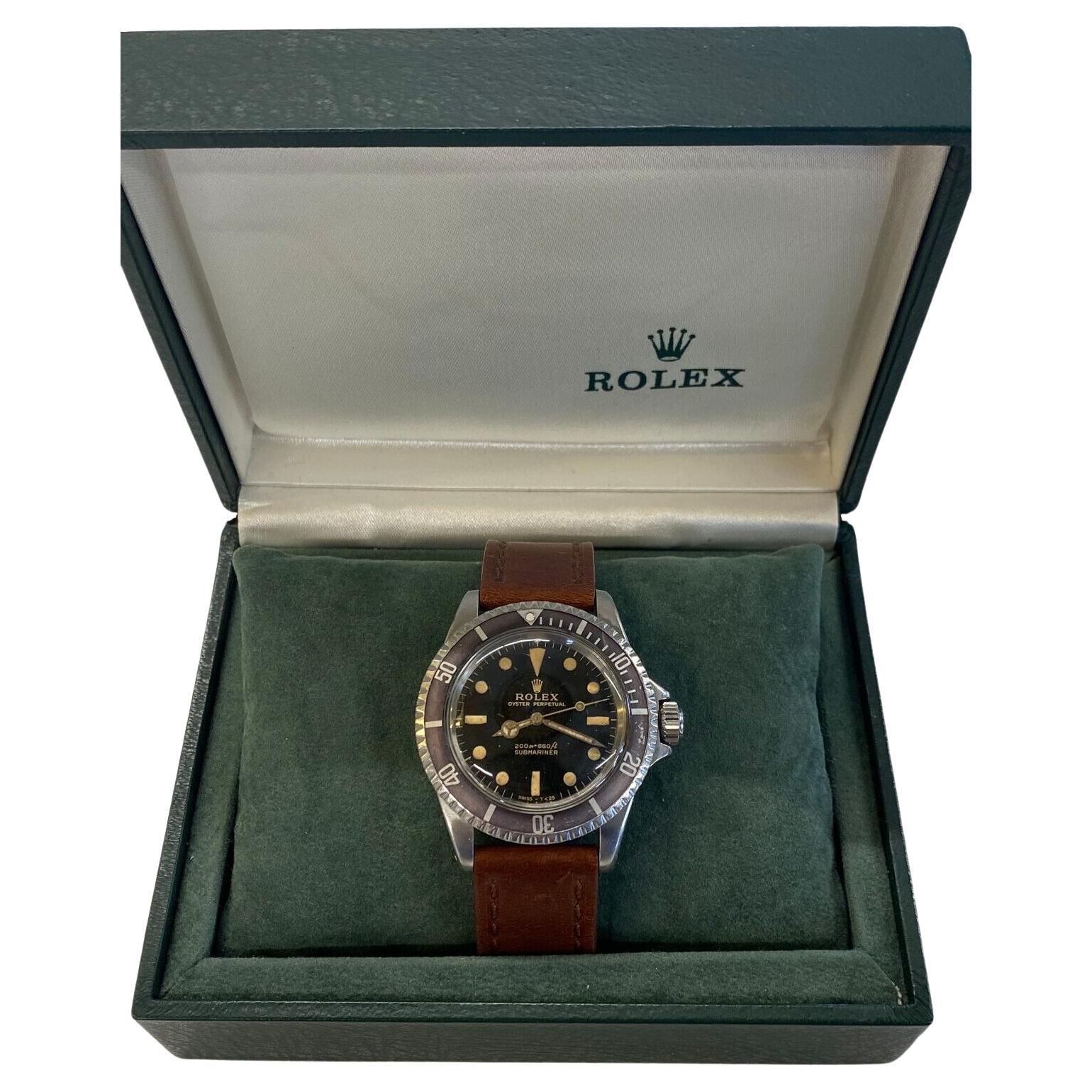 Rare Rolex James Bond Submariner circa 1966 Watch Ref. #5513 For Sale
