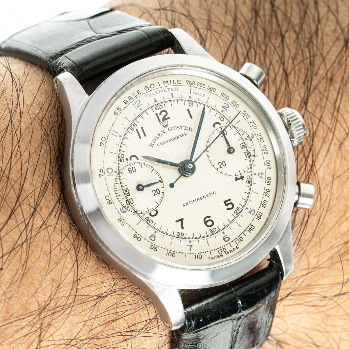 Rare Rolex Oyster Chonograph Monoblocco / Barilotto 3525 For Sale 4