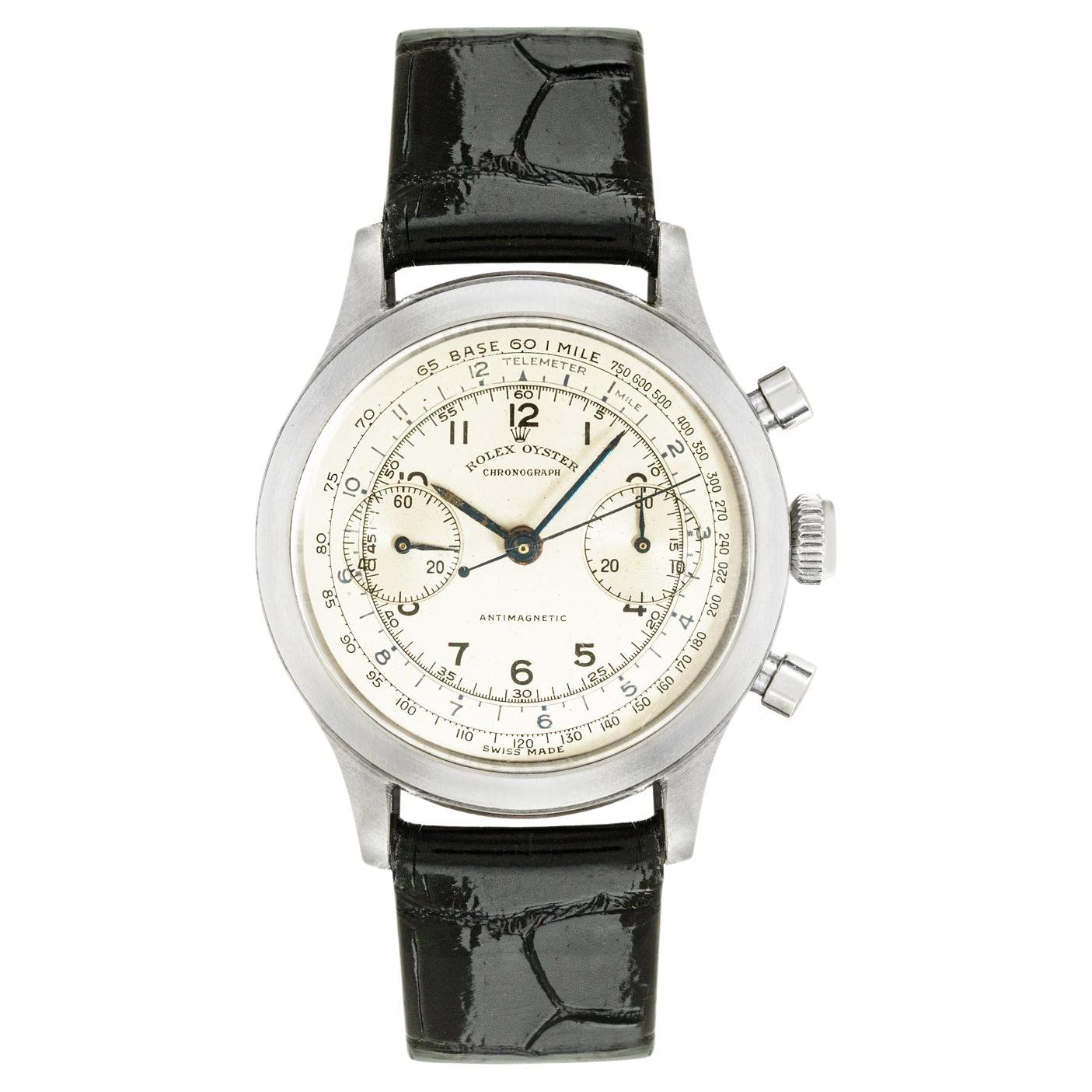 Rare Rolex Oyster Chonograph Monoblocco / Barilotto 3525 For Sale
