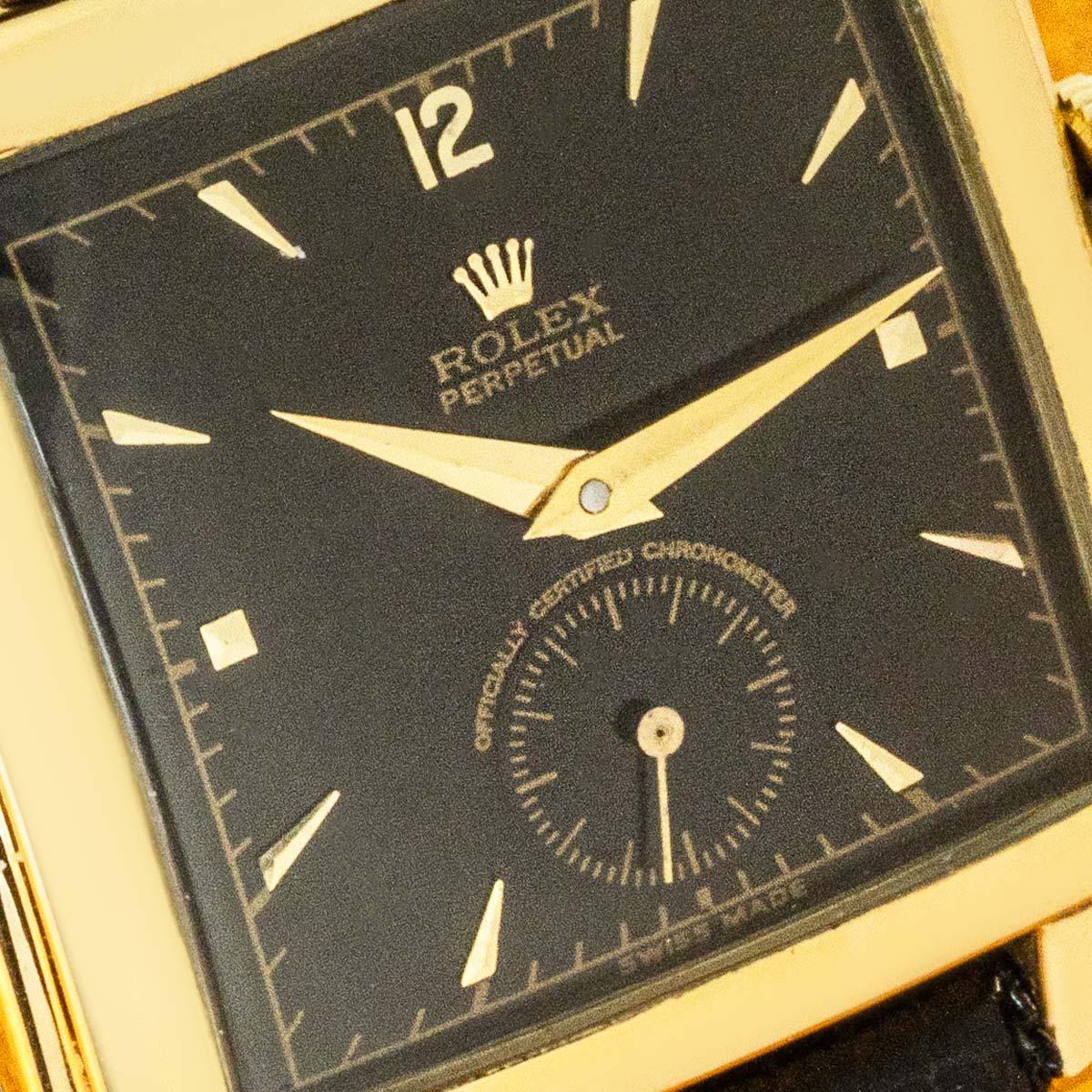 Rare Rolex Perpetual Chronometer Cioccolatone 4645 In Good Condition For Sale In Mayfair, London, London