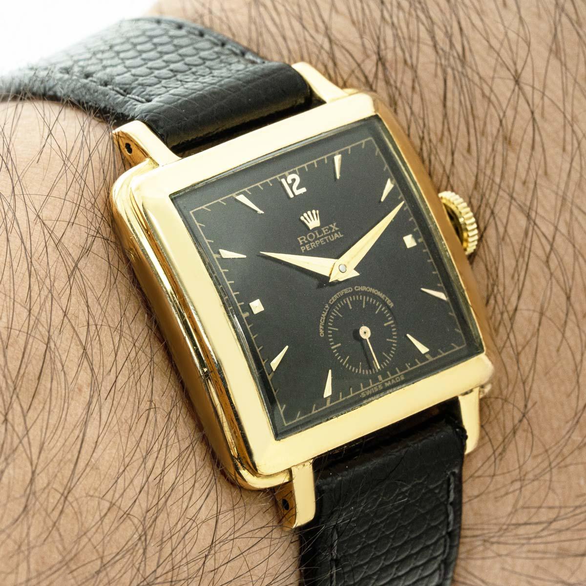 Rare Rolex Perpetual Chronometer Cioccolatone 4645 For Sale 3