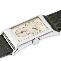 Rare Rolex Prince Jump Hour Doctor's Watch Steel 1491