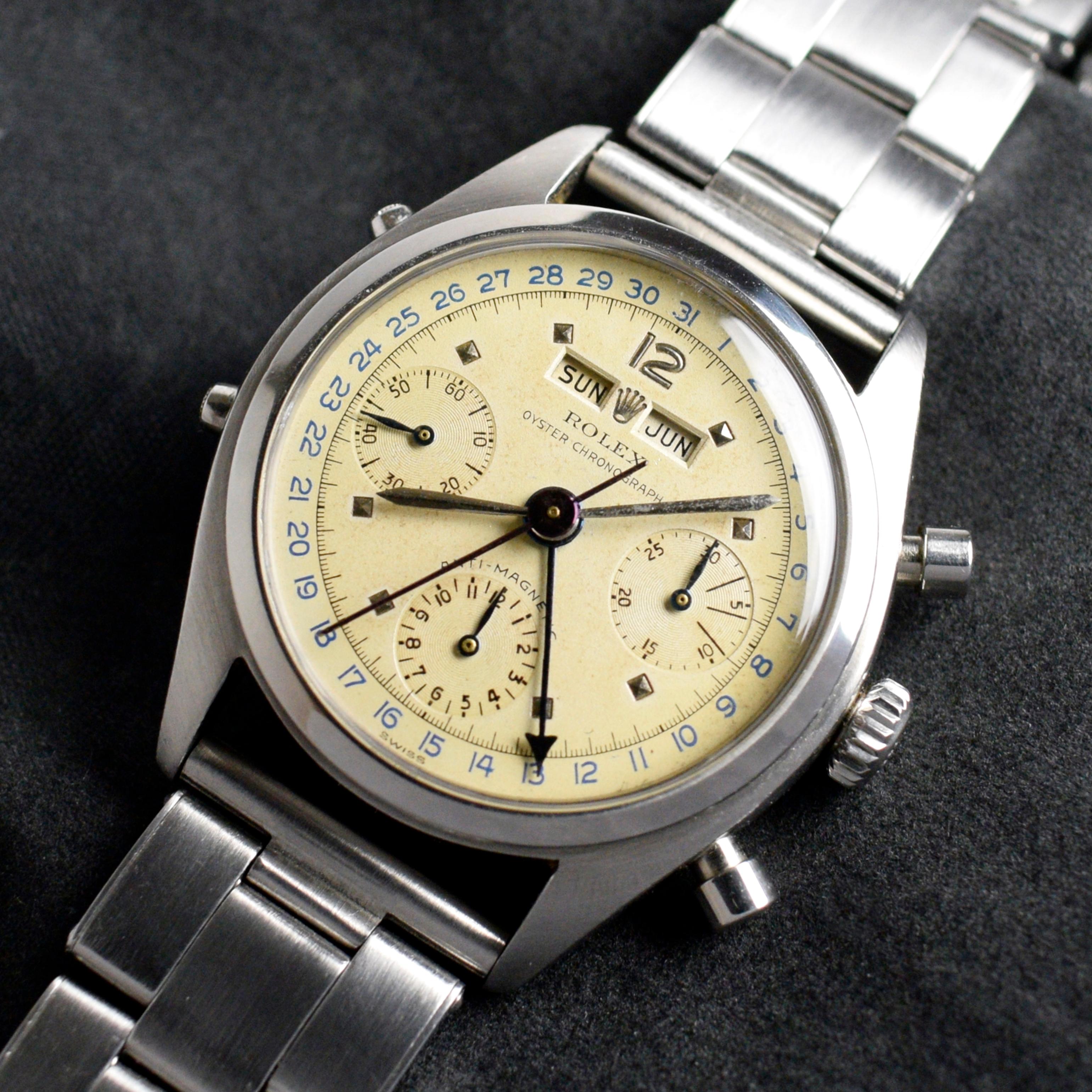 Brand: Vintage Rolex
Model: 6036
Year: 1954
Serial number: 94xxxx
Reference: C03647; C03786

Jean Claude Killy is one of the legendary Olympic Ski champions who has one of the longest member of Rolex Board of Directors for over 40 years. He has been
