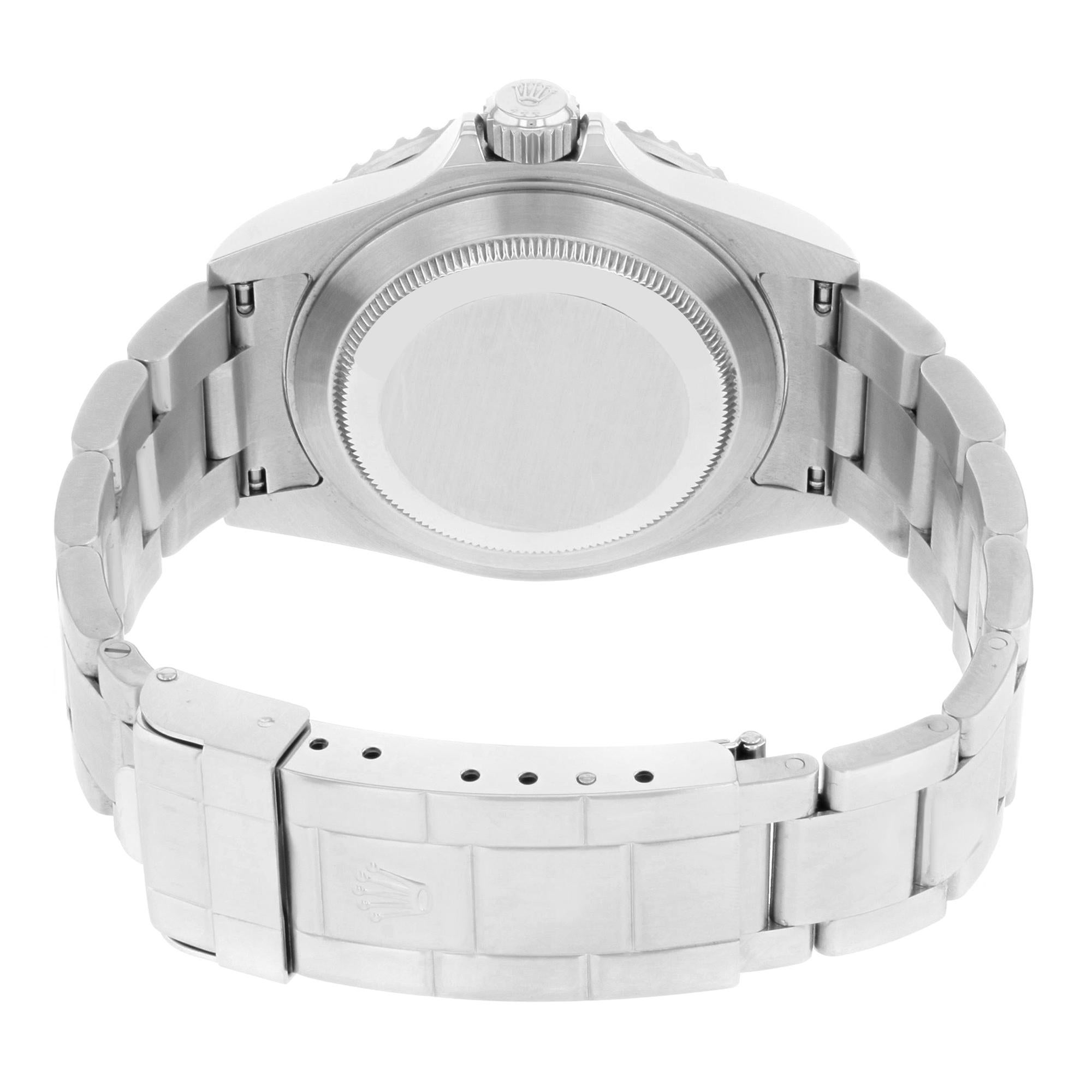 Rare Rolex Submariner Kermit Black Dial Steel Automatic Men Watch 16610LV For Sale 2