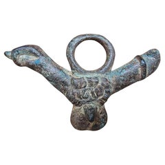 Rare Roman Bronze Phallic Amulet, 1st–2nd Century AD