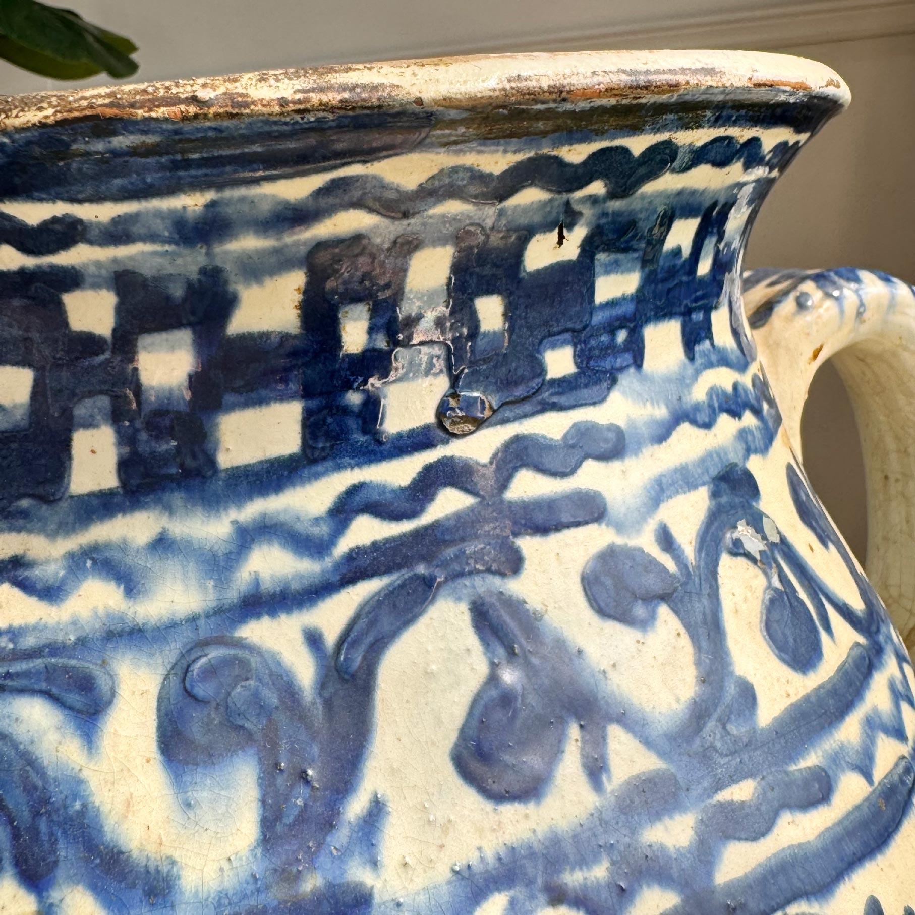 Rare Romanian 1920’s Troita Popa Slipware Jug For Sale 3