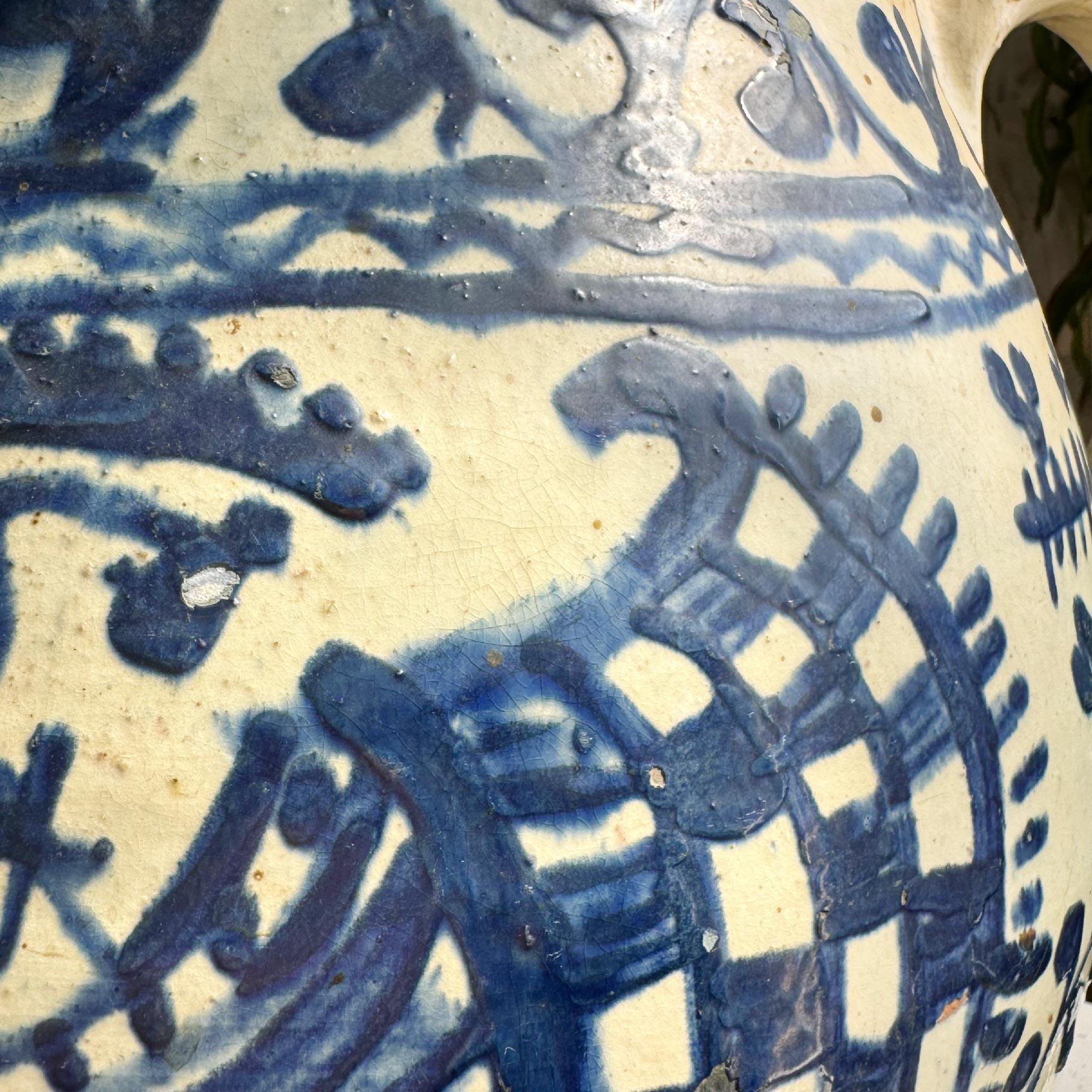 Bohemian Rare Romanian 1920’s Troita Popa Slipware Jug For Sale