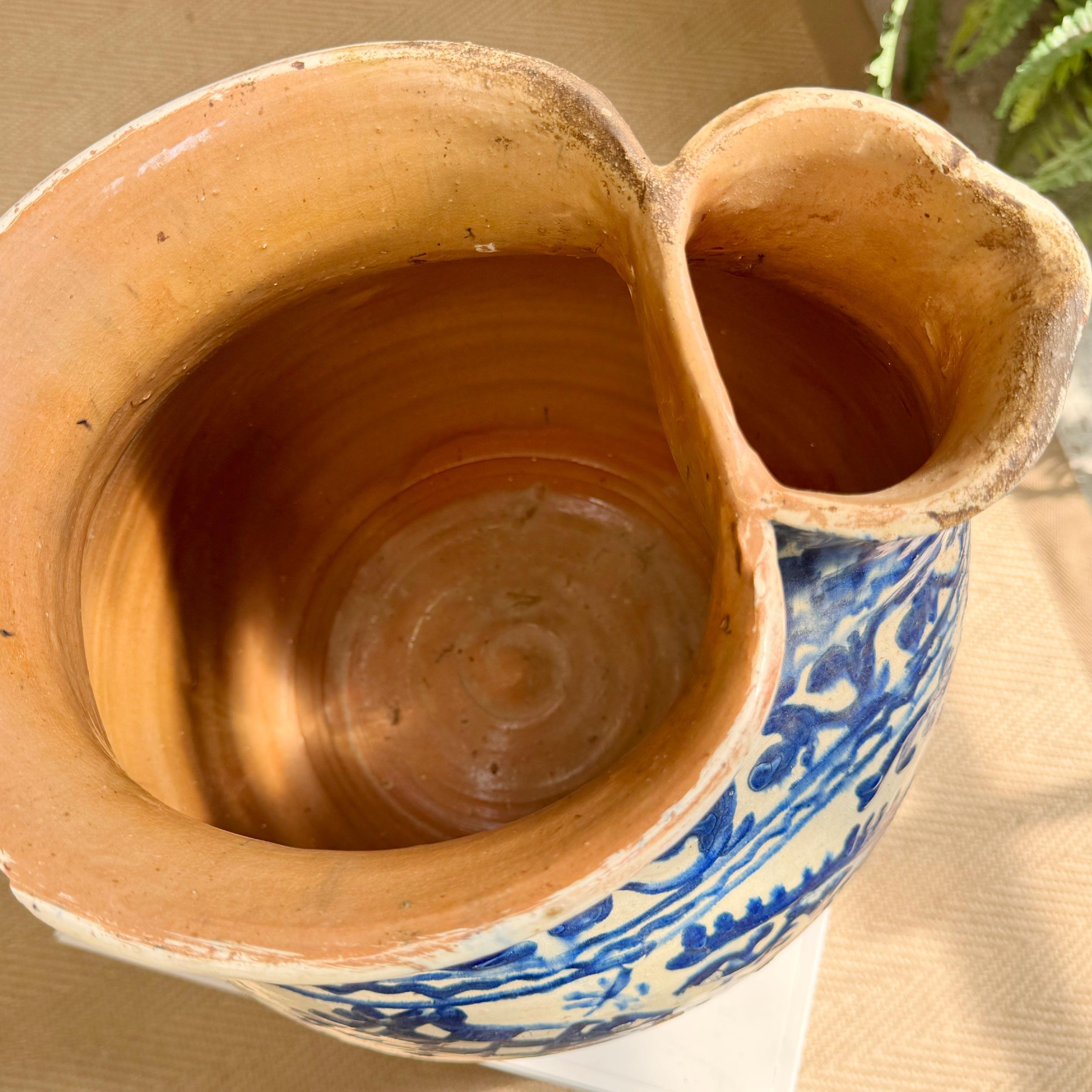 Rare Romanian 1920’s Troita Popa Slipware Jug For Sale 2