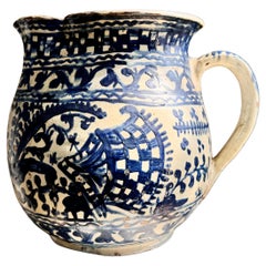 Rare Romanian 1920’s Troita Popa Slipware Jug