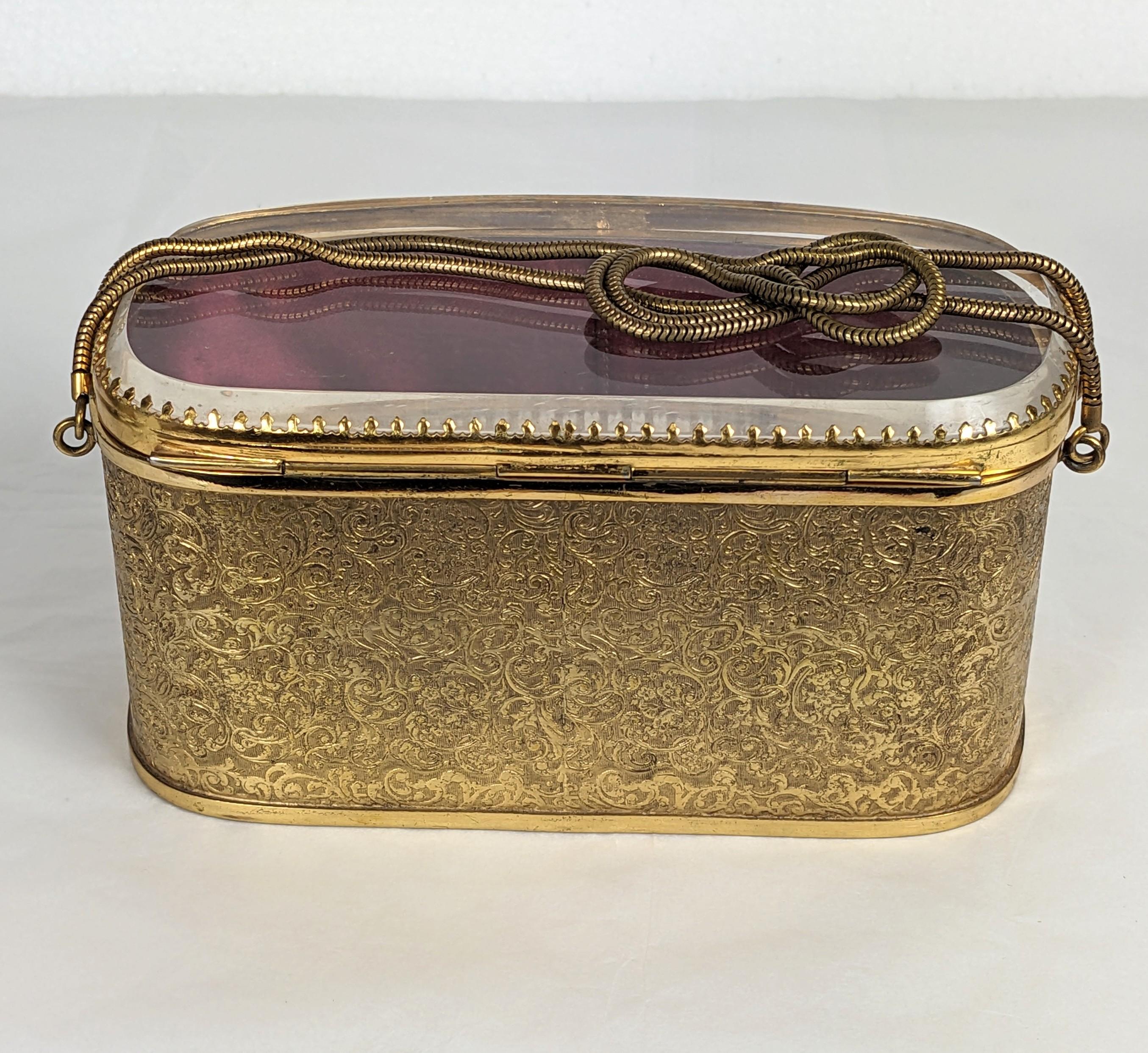 Rare Rosenfeld Victorian Style Jewelry Casket Purse For Sale 1