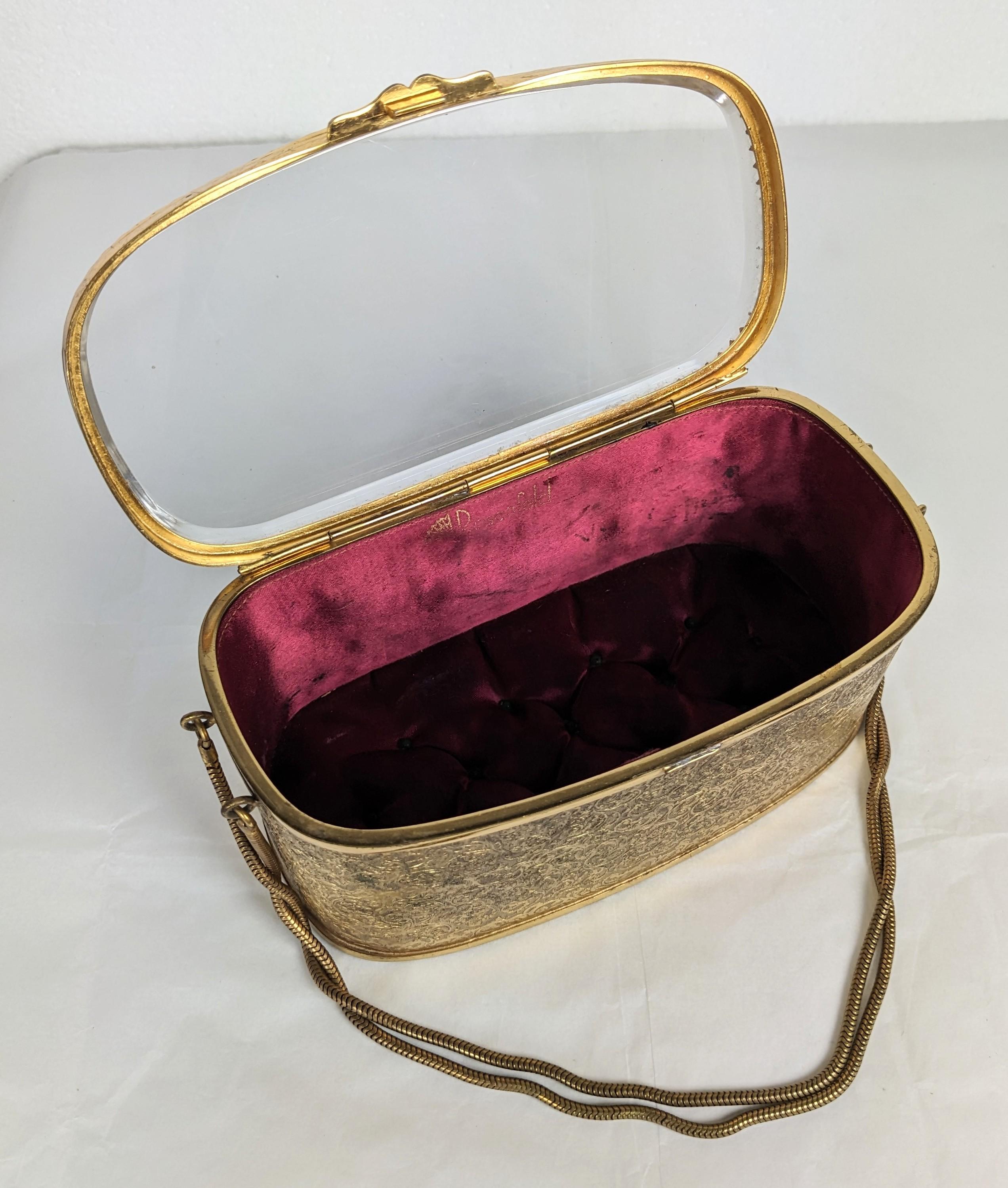 Rare Rosenfeld Victorian Style Jewelry Casket Purse For Sale 3