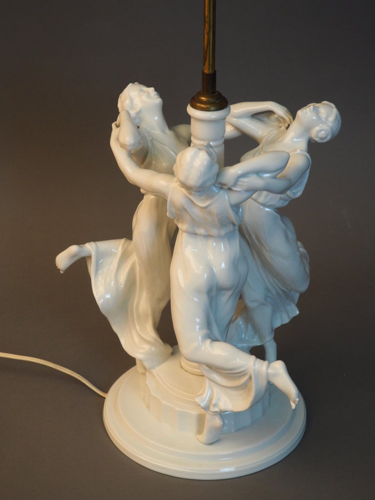 Rare Rosenthal Figurine Table Lamp by K.Himmelstoss, circa 1916 For Sale at 1stDibs rosenthal