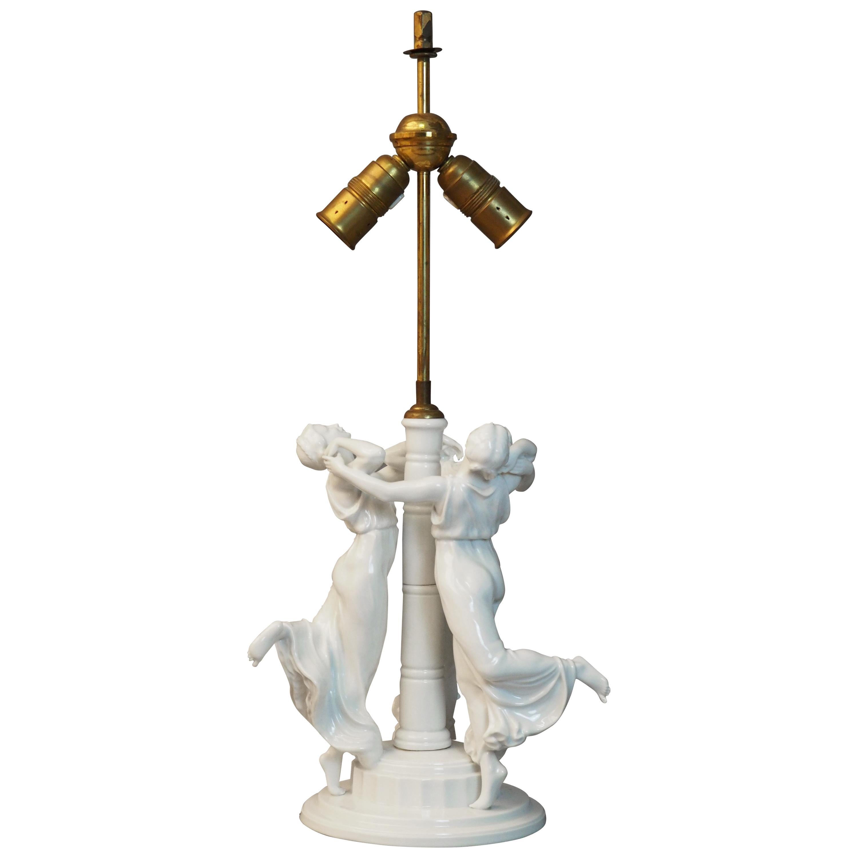 Rare Rosenthal Figurine Table Lamp by K.Himmelstoss, circa 1916 For Sale at  1stDibs | rosenthal himmelstoss