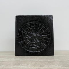 Seltene Rosenthal Martin Freyer Vase aus schwarzer Keramik, 1960er Jahre