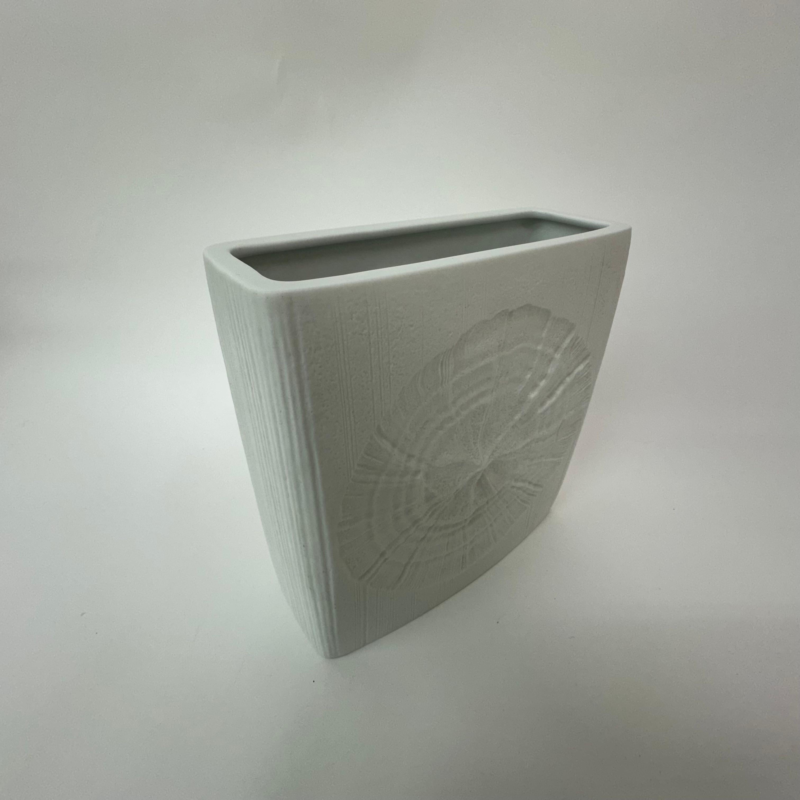 Raro vaso in ceramica bianca Rosenthal Martin Freyer , anni '60 in vendita 4