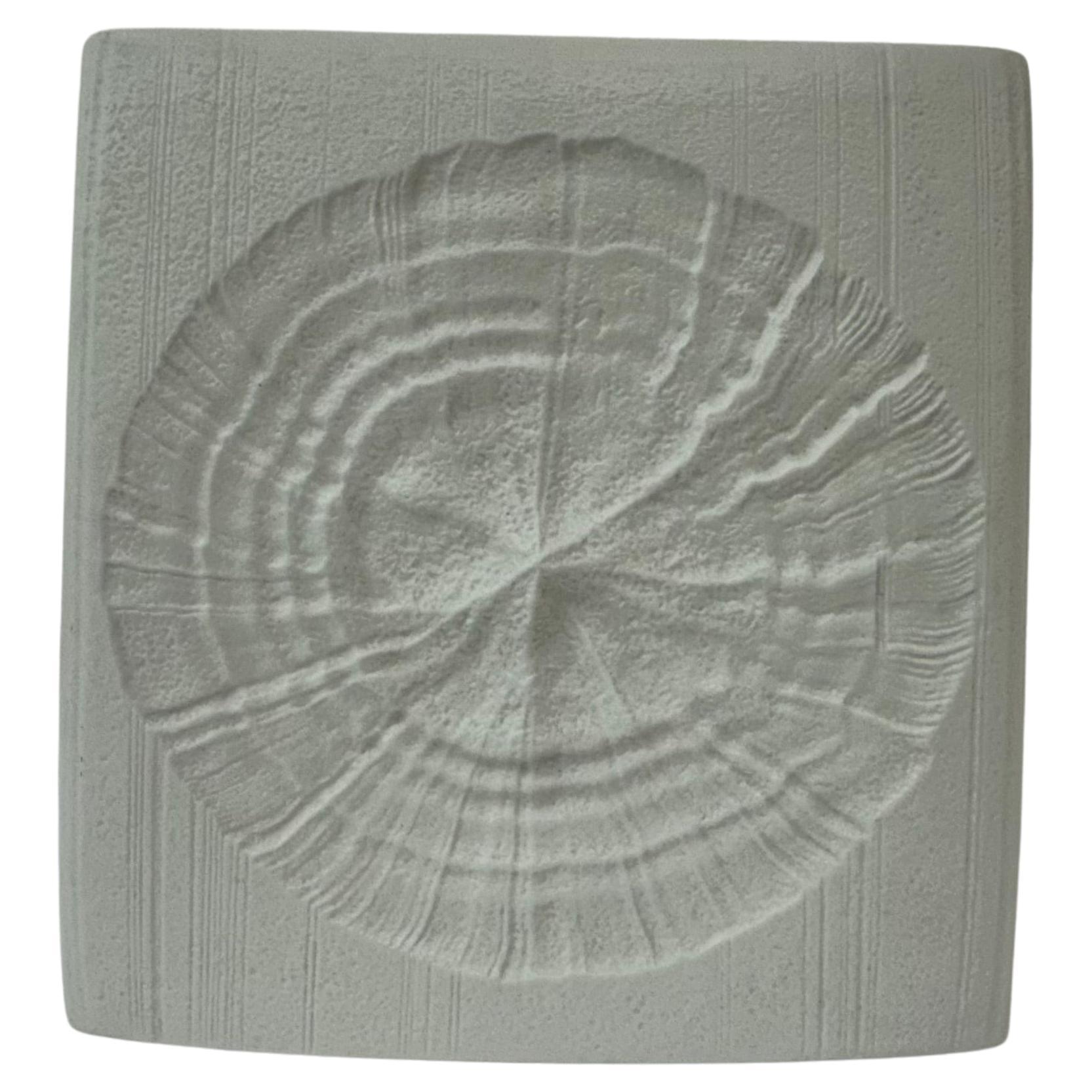 Raro vaso in ceramica bianca Rosenthal Martin Freyer , anni '60