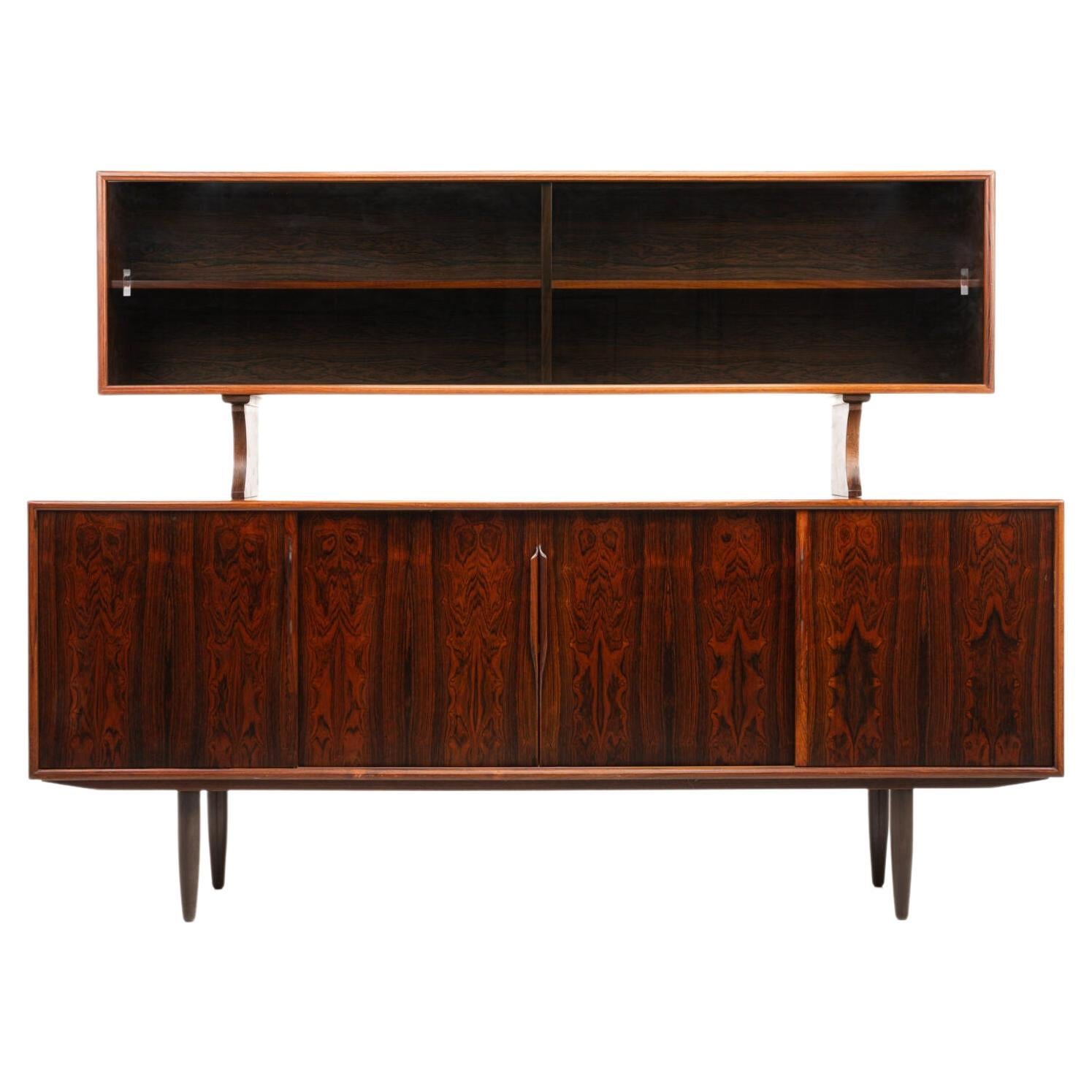 Rare Rosewood Buffet Sideboard by Axel Christensen for ACO Møbler, Denmark 1960s
