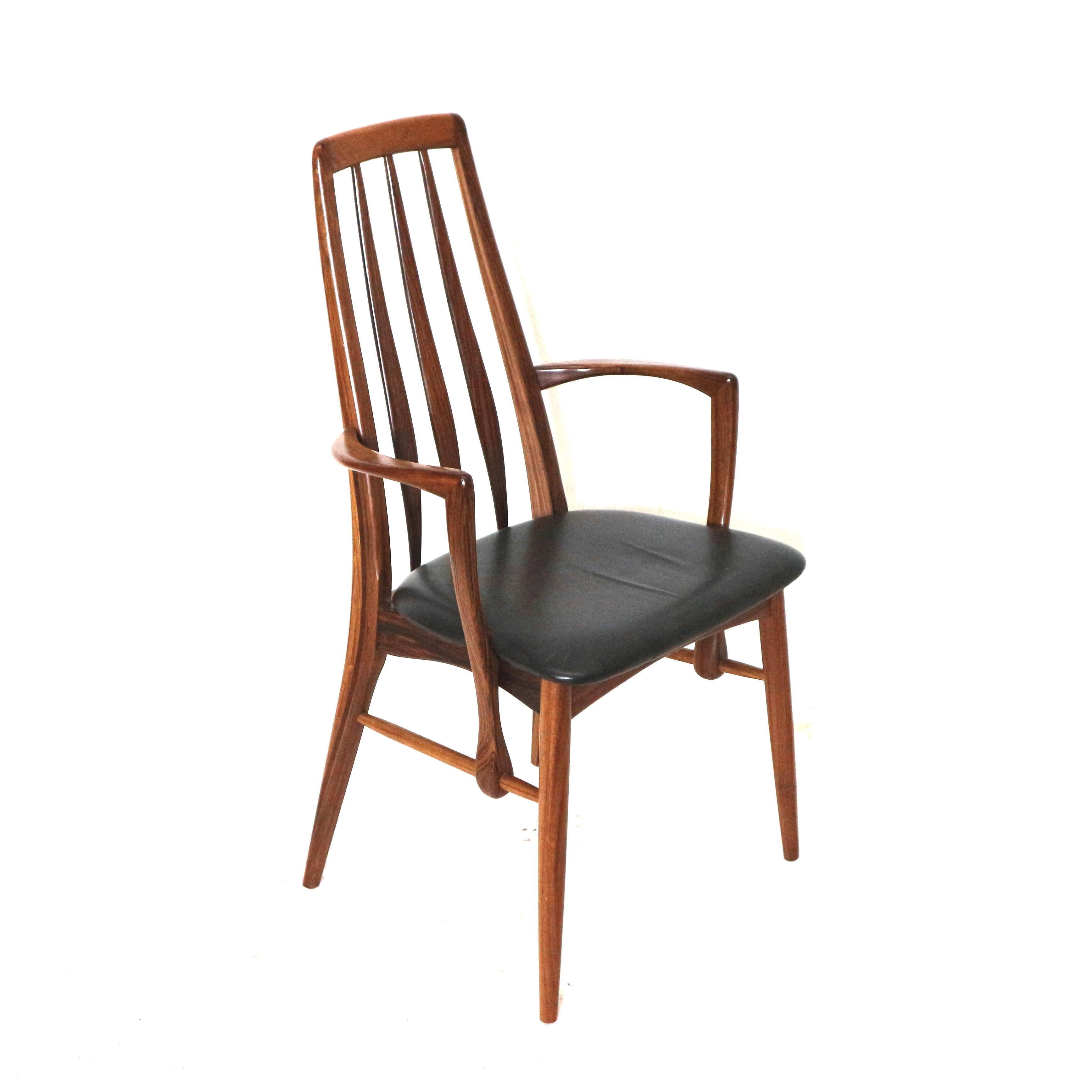Rare rosewood chair / armchair by Niels Koefoed for Koefoeds Hornslet In Good Condition In Breda, NB
