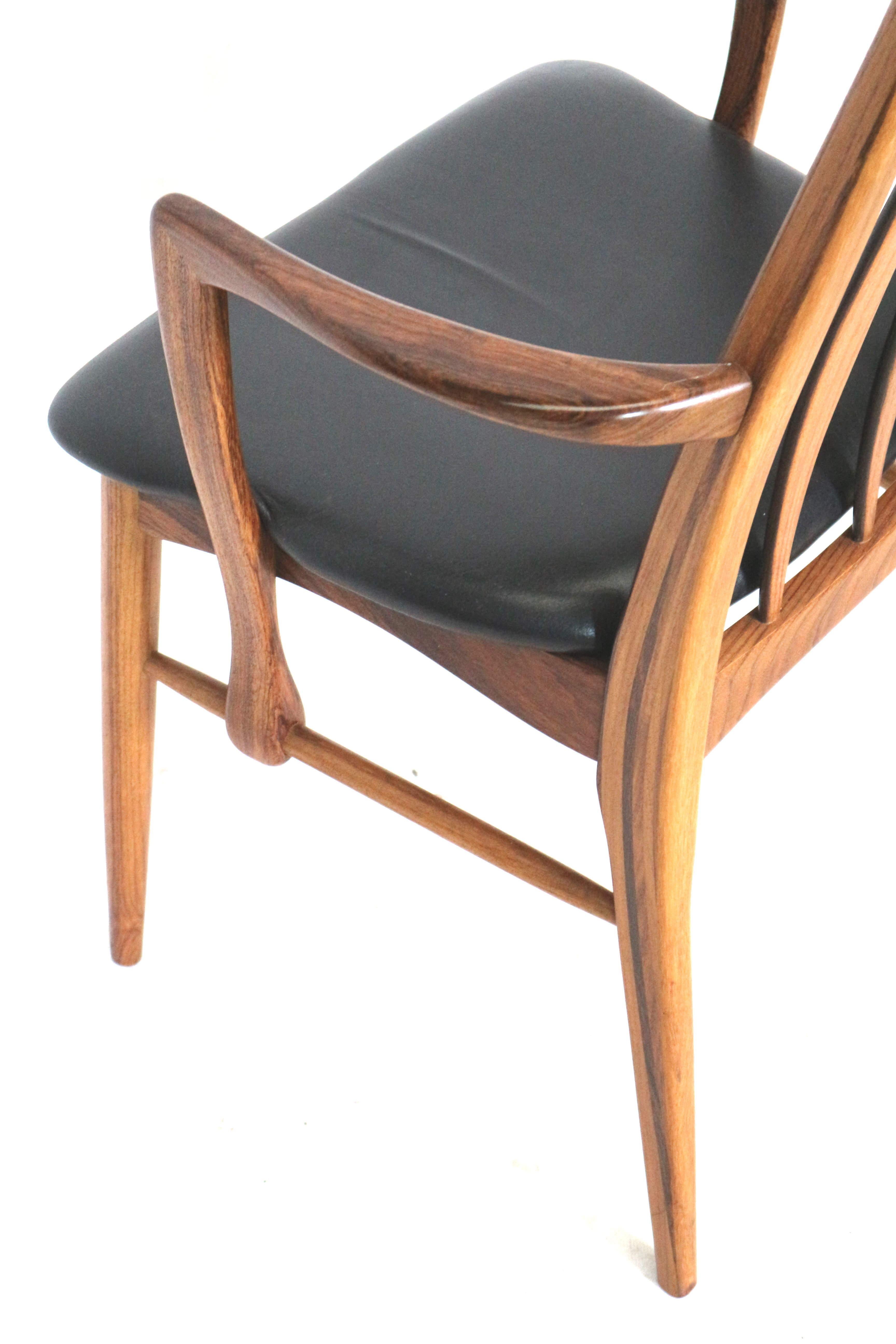 Rare rosewood chair / armchair by Niels Koefoed for Koefoeds Hornslet 2