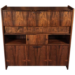 Vintage Rare Rosewood Danish Modern Dry Bar by Johannes Andersen