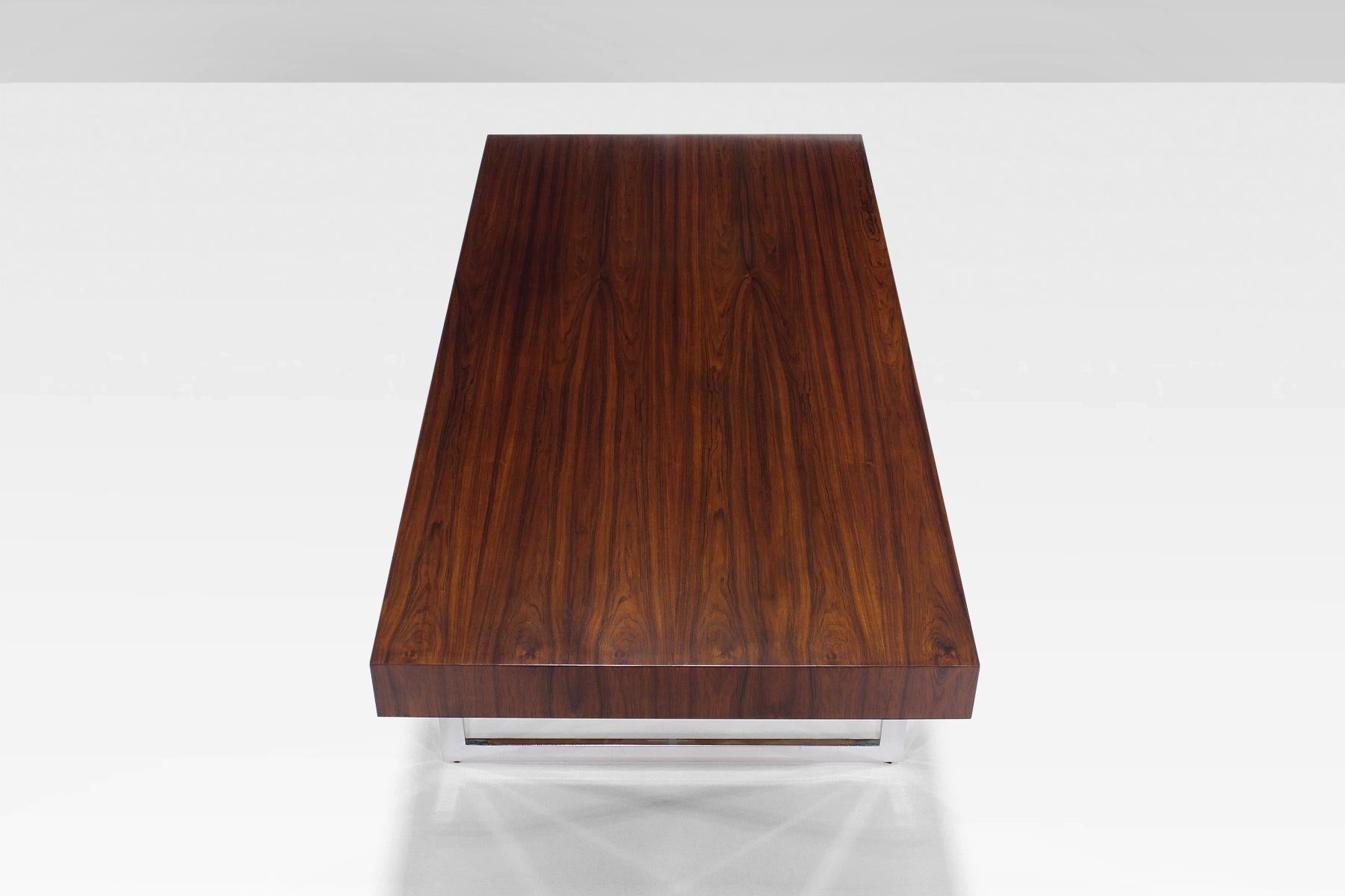 Rare Rosewood Desk by Bodil Kjaer In Good Condition In Pawtucket, RI