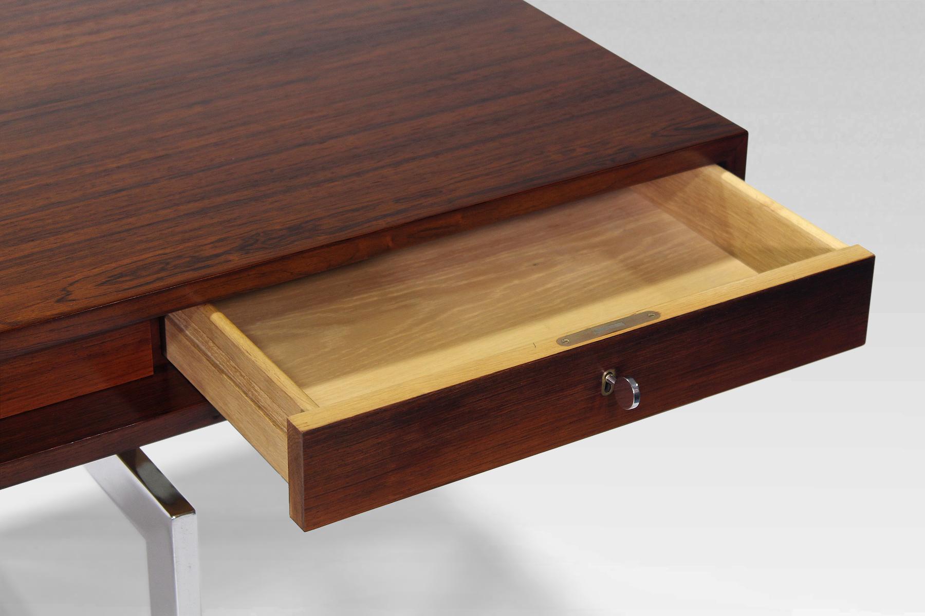 Rare Rosewood Desk by Bodil Kjaer 1