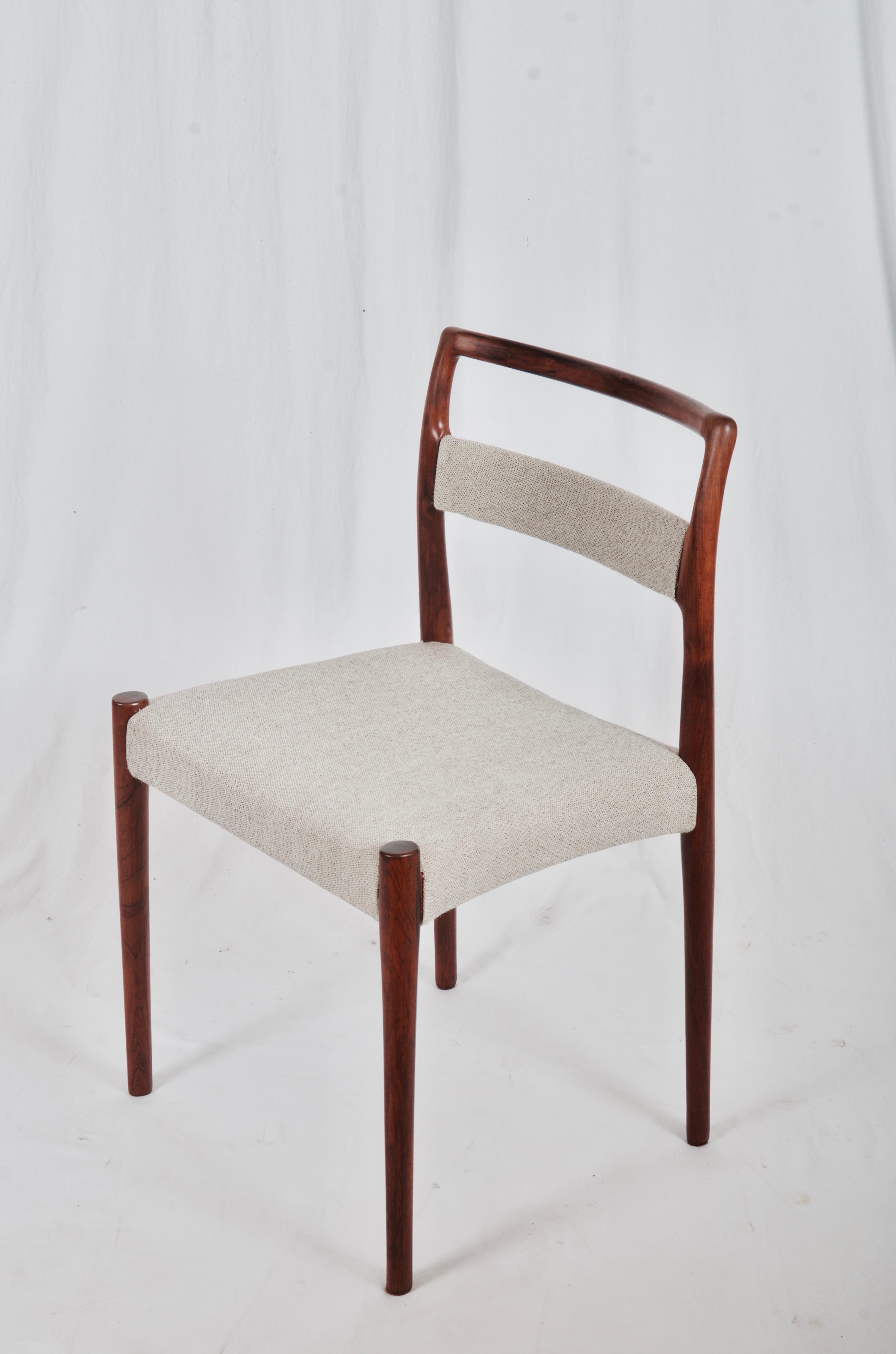 Seltene Esszimmerstühle von Kai Kristiansen, Modell OD69 im Angebot 4