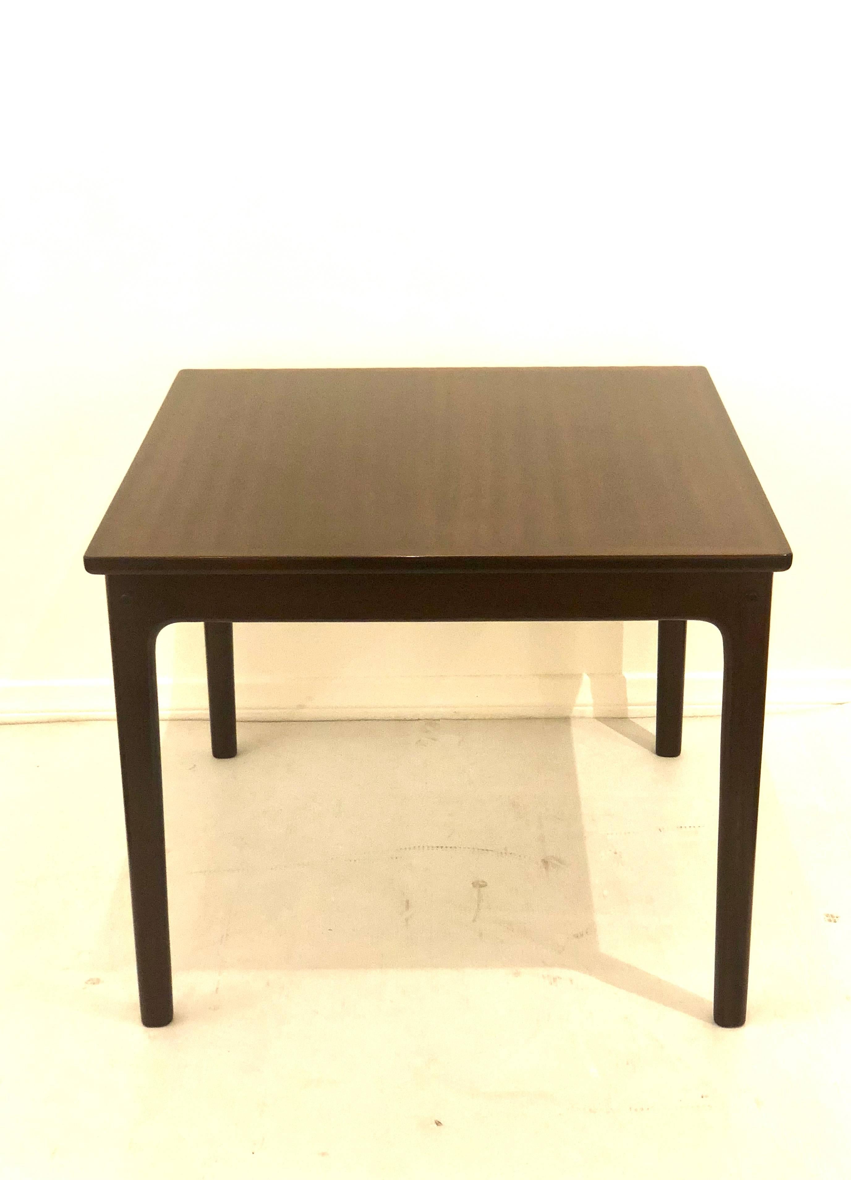 Scandinavian Modern Rare Rosewood End Table by Ole Wanscher for P.Jeppesens Møbelfabrik of Denmark