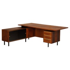 Rare Rosewood Executive Desk from 1953