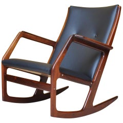 Rosewood Rocking Chair by Søren Georg Jensen