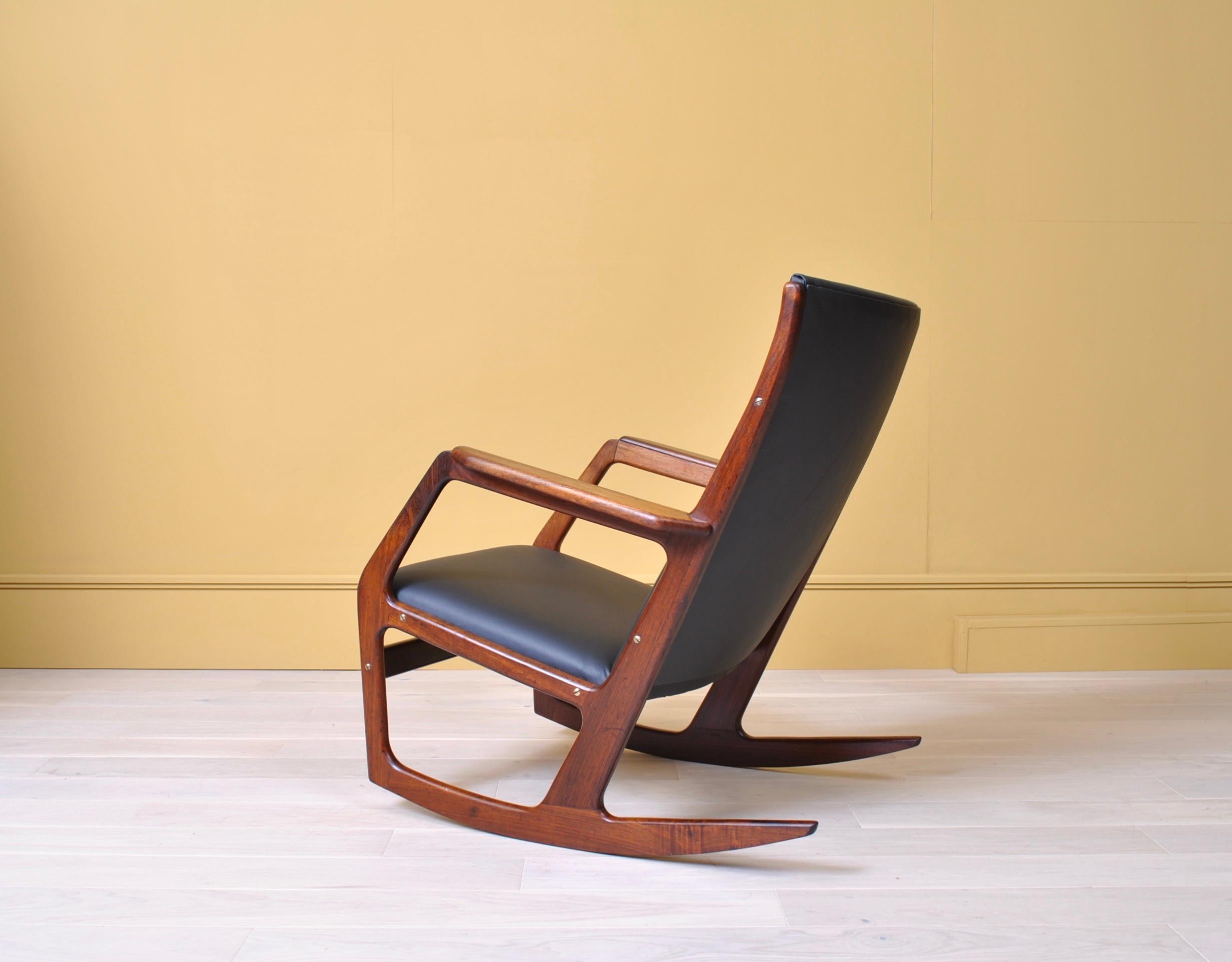 Rosewood Rocking Chair by Søren Georg Jensen 2