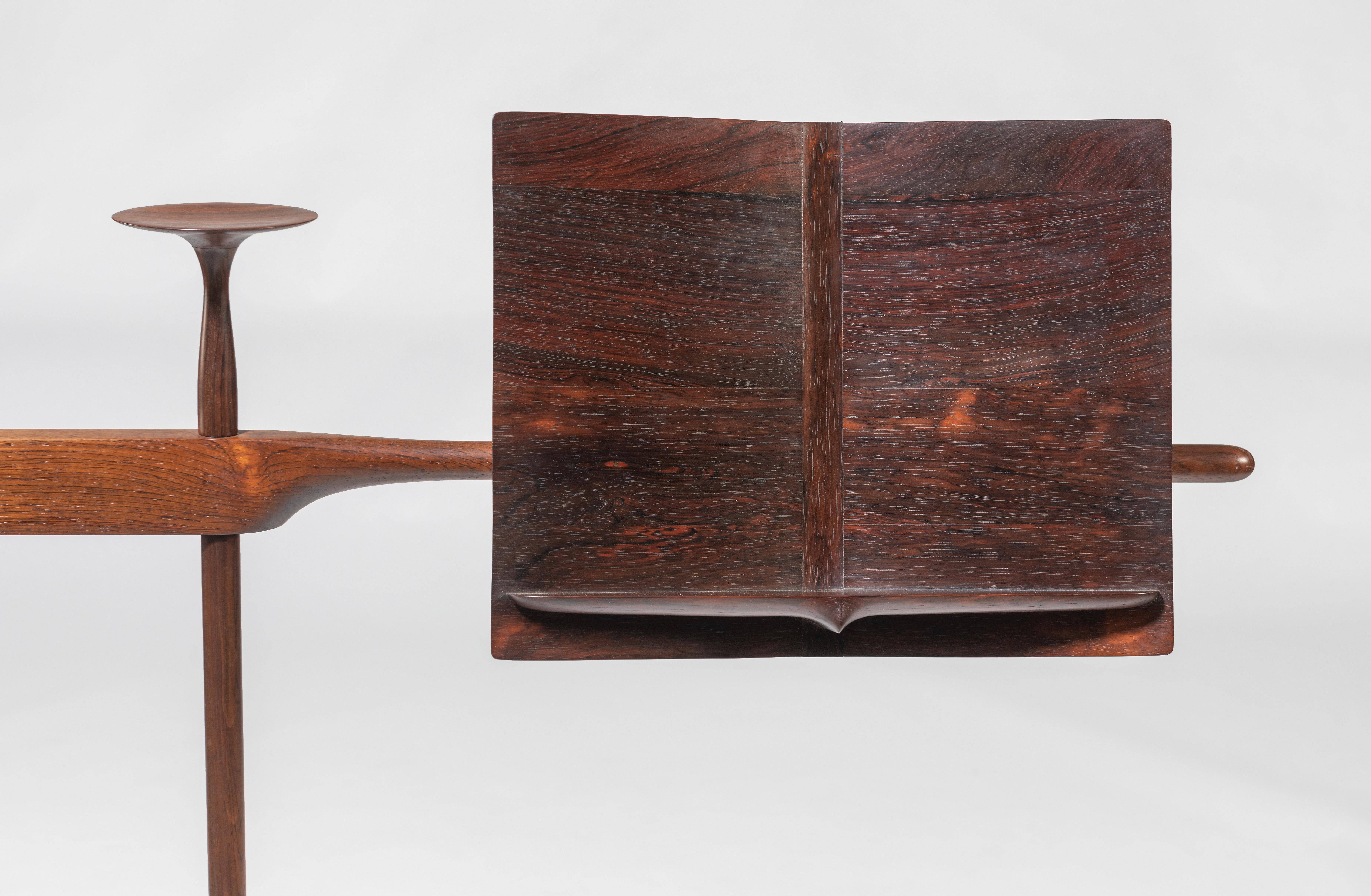 Rare Rosewood Sam Maloof Music Stand 1970s For Sale 5