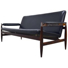 Rare Rosewood Sofa Model 112 by Leolux in the Style of Sven Ivar Dysthe, 1962