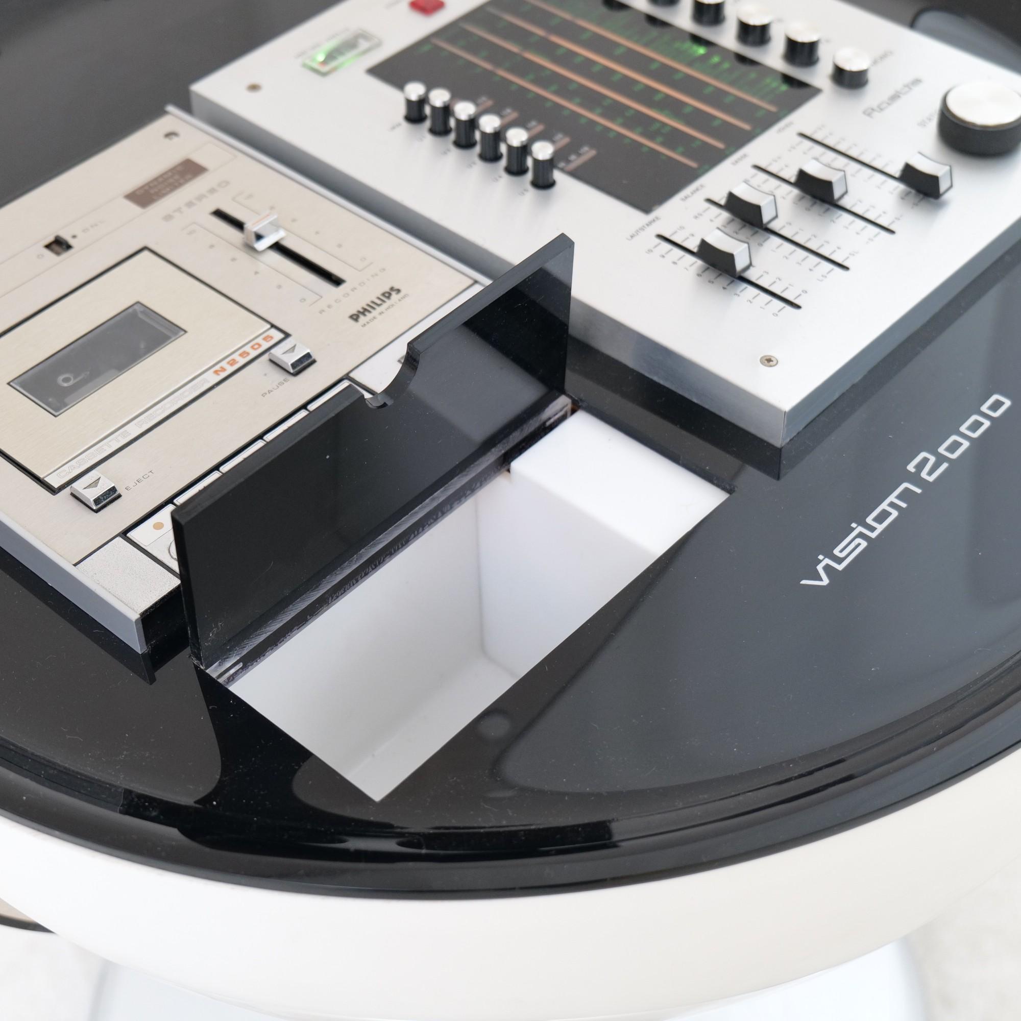 Seltene Rositia Vision 2000 Hifii-Musikstation - 1970er Jahre (Metall)